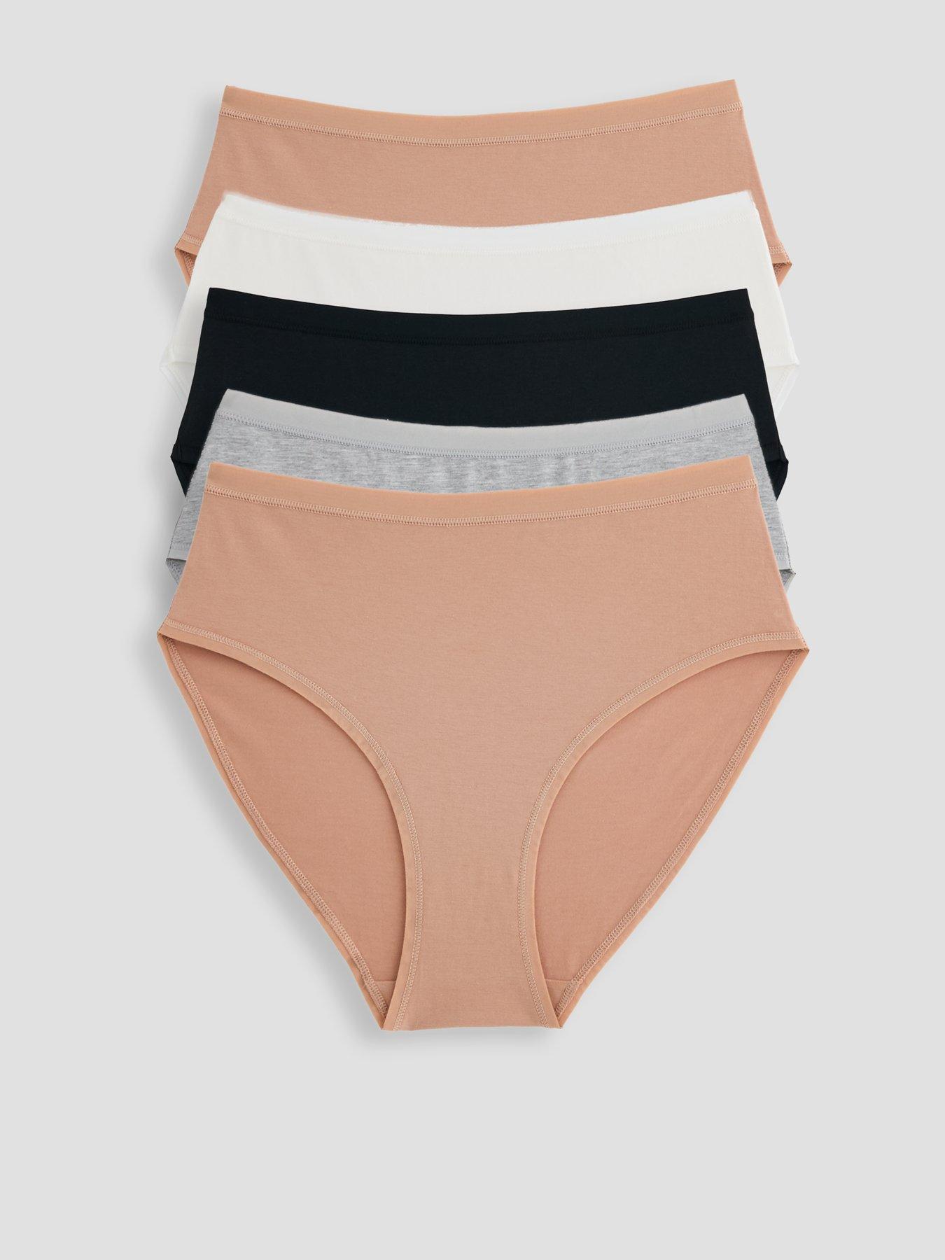 the-very-collection-5-pack-cotton-hipster-briefs-neutrals-multi