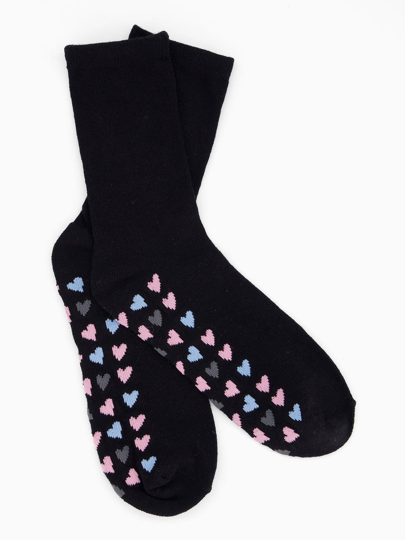 the-very-collection-5-pack-ankle-socks-polka-dot-blackstillFront