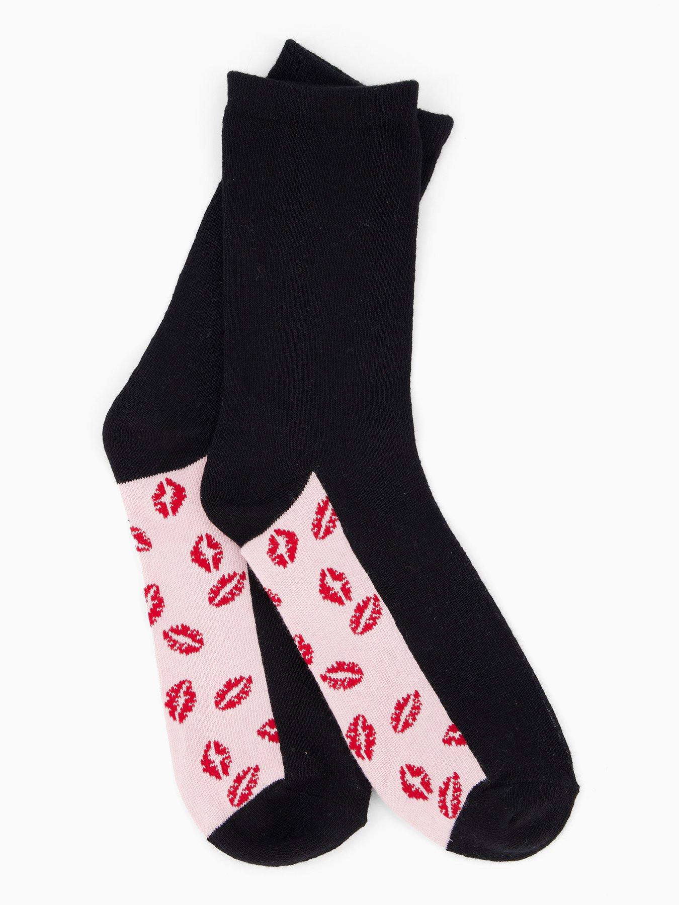 Image 2 of 3 of The Very Collection 5pk Ankle Socks Multi Print