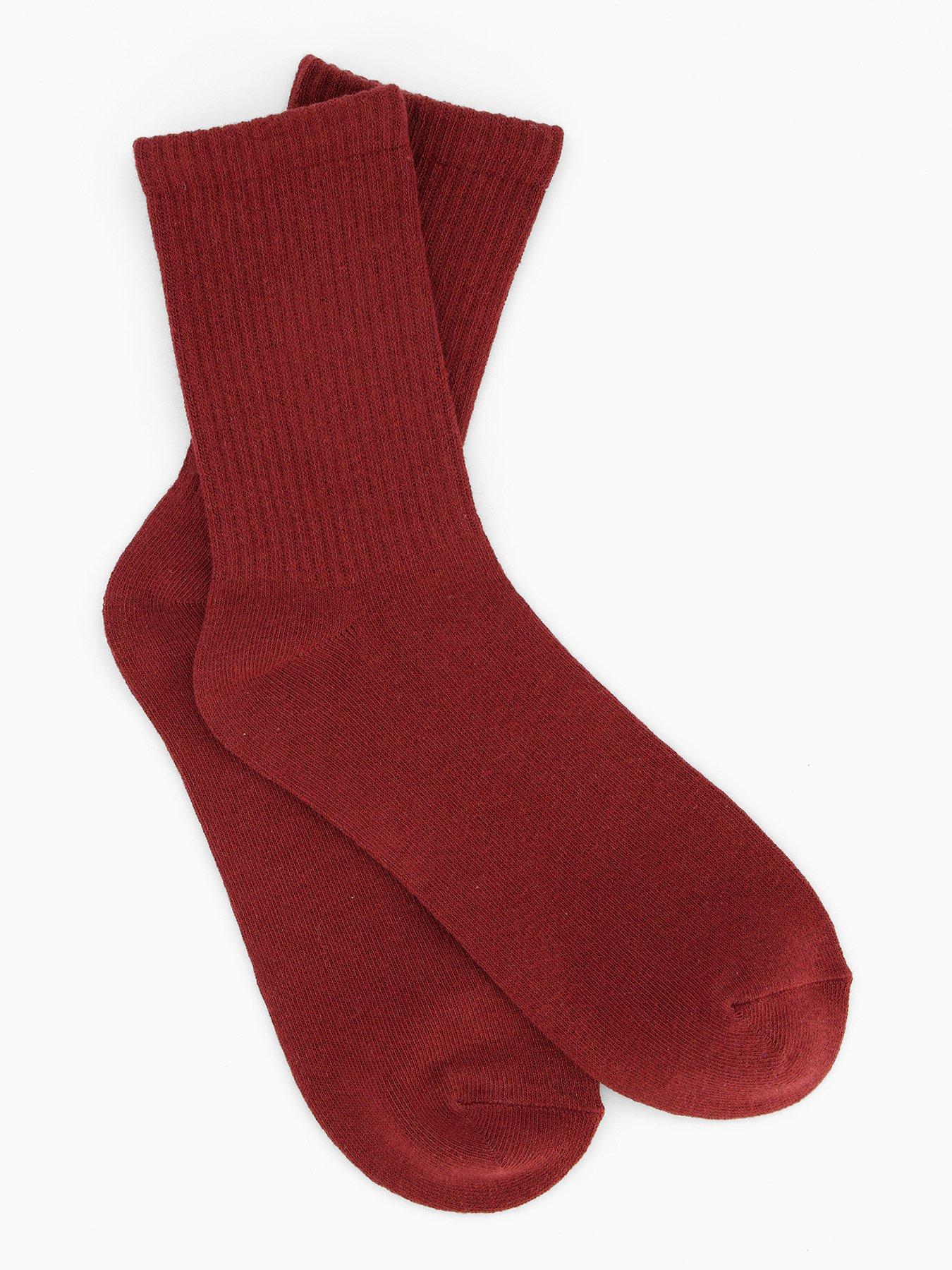 Image 2 of 3 of The Very Collection 5pk Rib Ankle Socks
