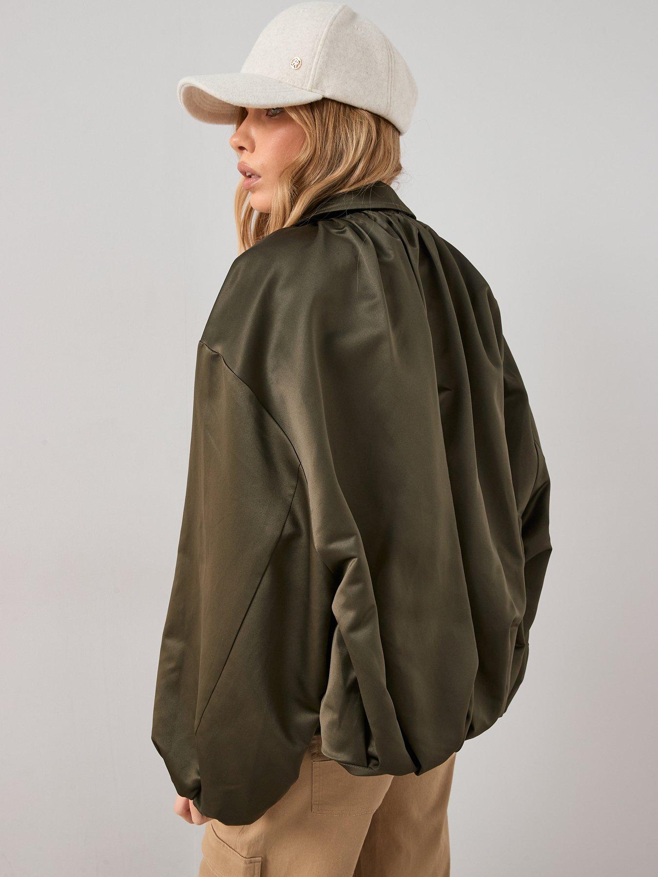 the-very-collection-soft-volume-bubble-hem-jacket-nbsp--khakistillFront