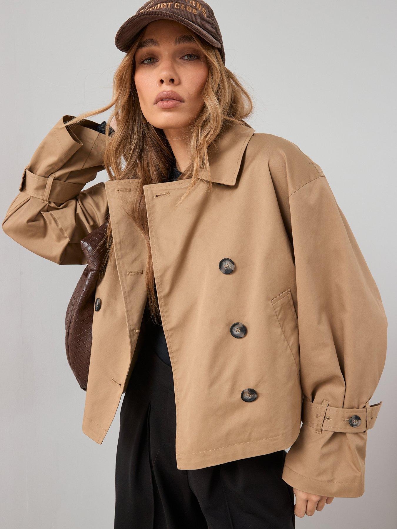 the-very-collection-a-line-short-trench-beigefront