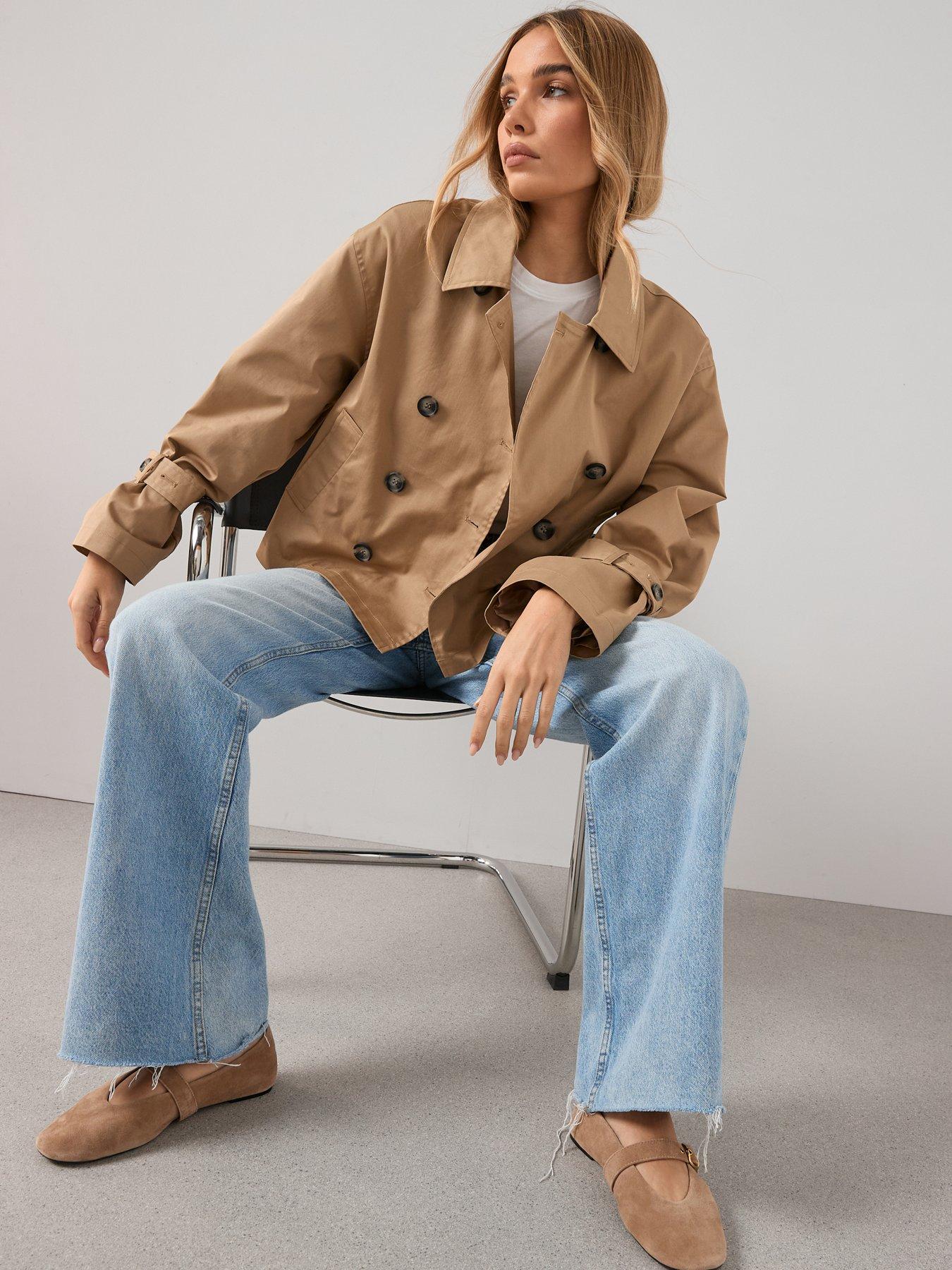 the-very-collection-a-line-short-trench-beigeoutfit