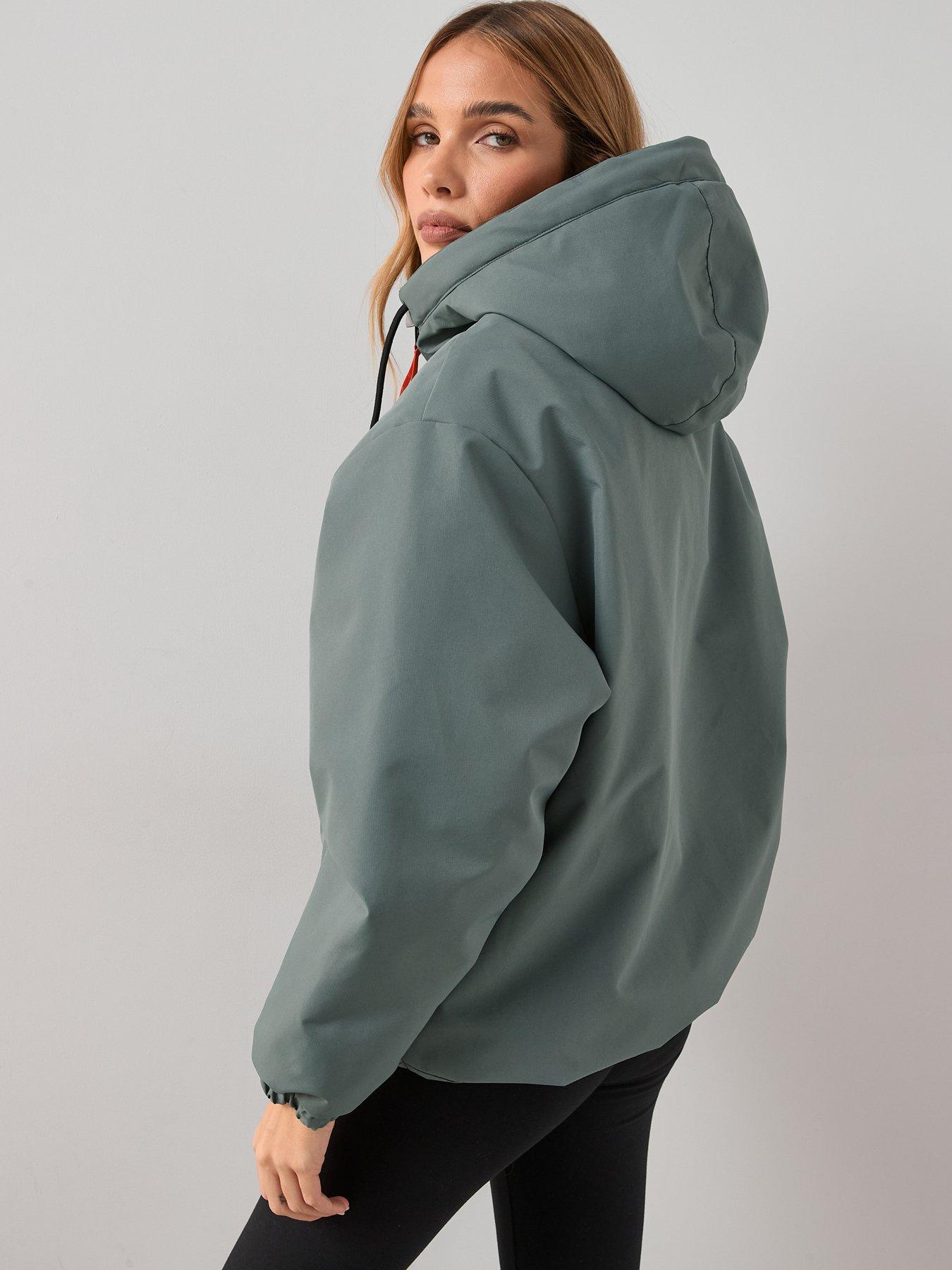 Image 2 of 6 of The Very Collection Hooded Pop Over Padded Jacket