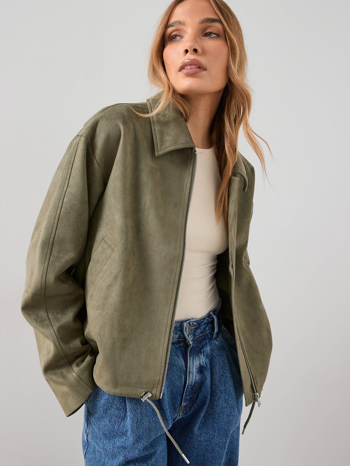 the-very-collection-faux-suede-adjustable-hem-jacket-khakifront
