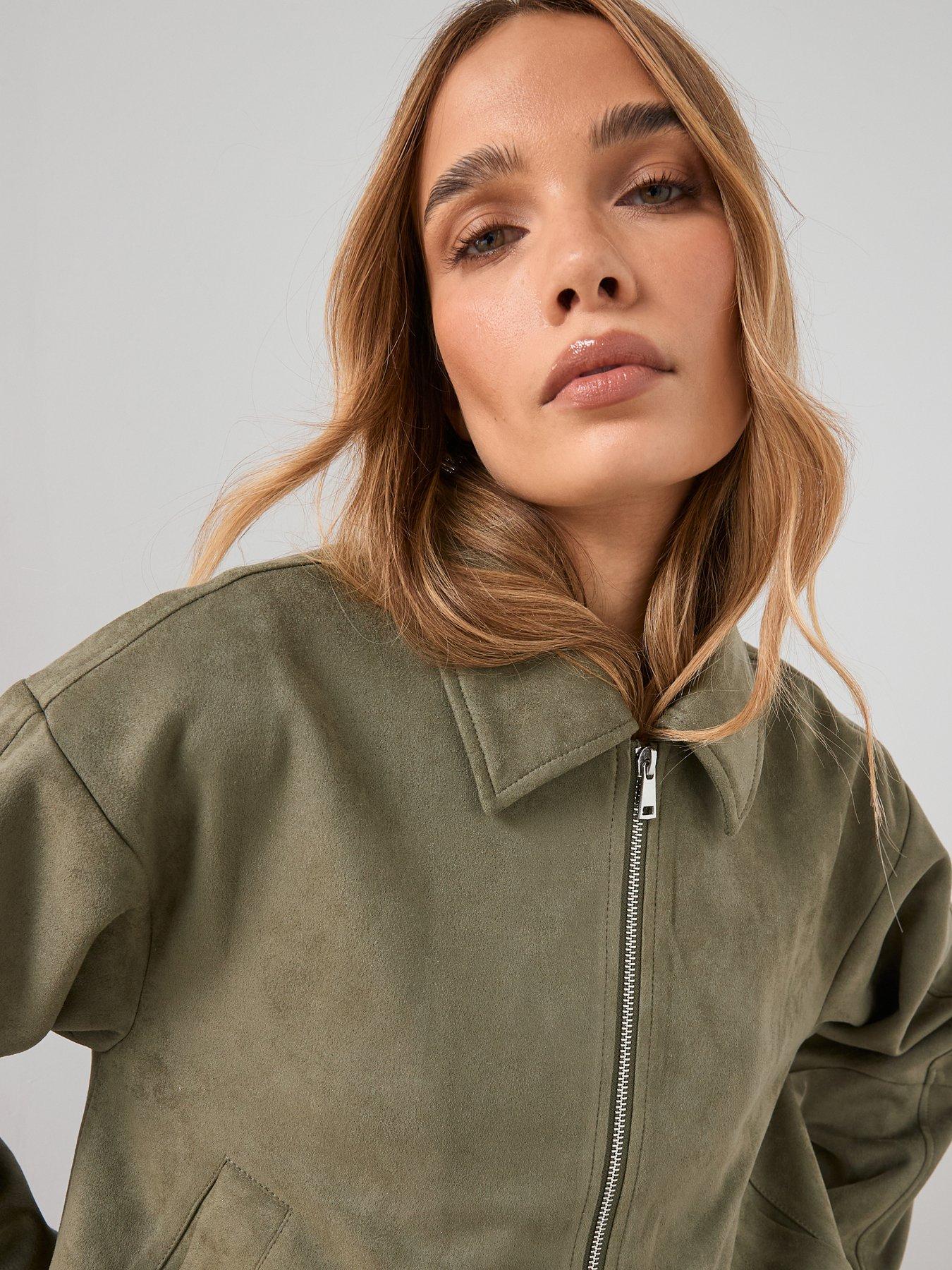 the-very-collection-faux-suede-adjustable-hem-jacket-khakidetail