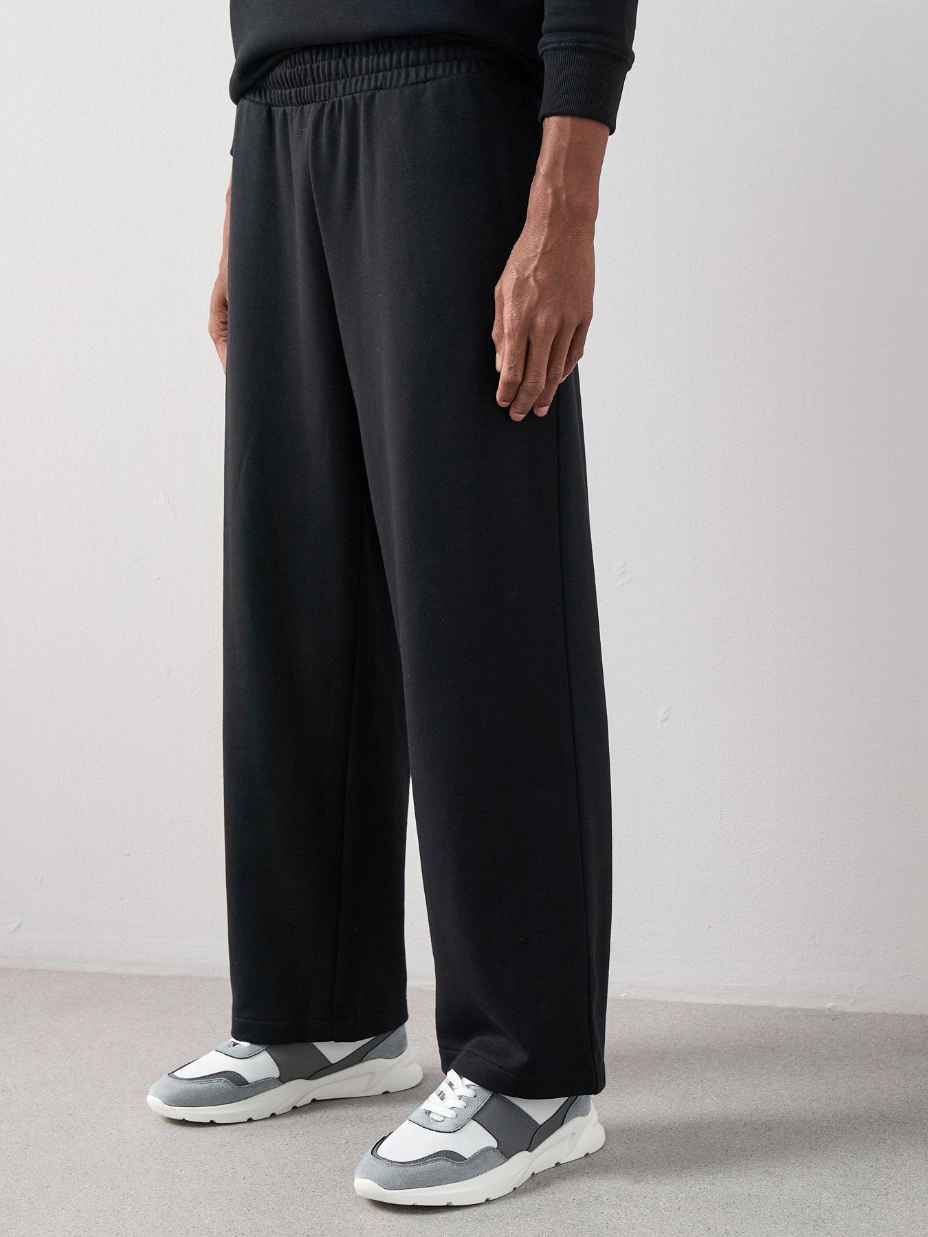 Image 1 of 7 of The Very Collection Heavyweight Oversized Joggers - Black