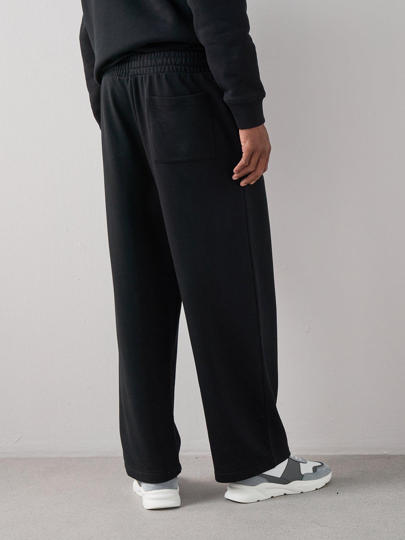 Image 2 of 7 of The Very Collection Heavyweight Oversized Joggers - Black