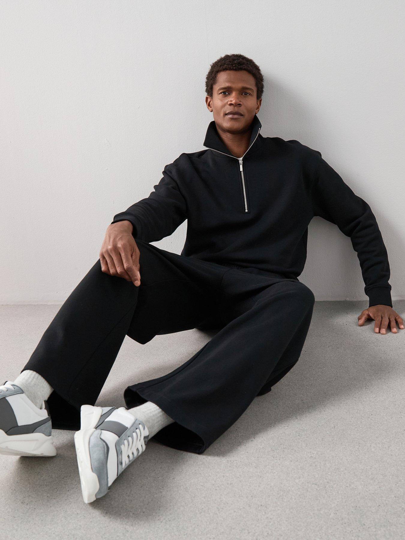 Image 5 of 7 of The Very Collection Heavyweight Oversized Joggers - Black