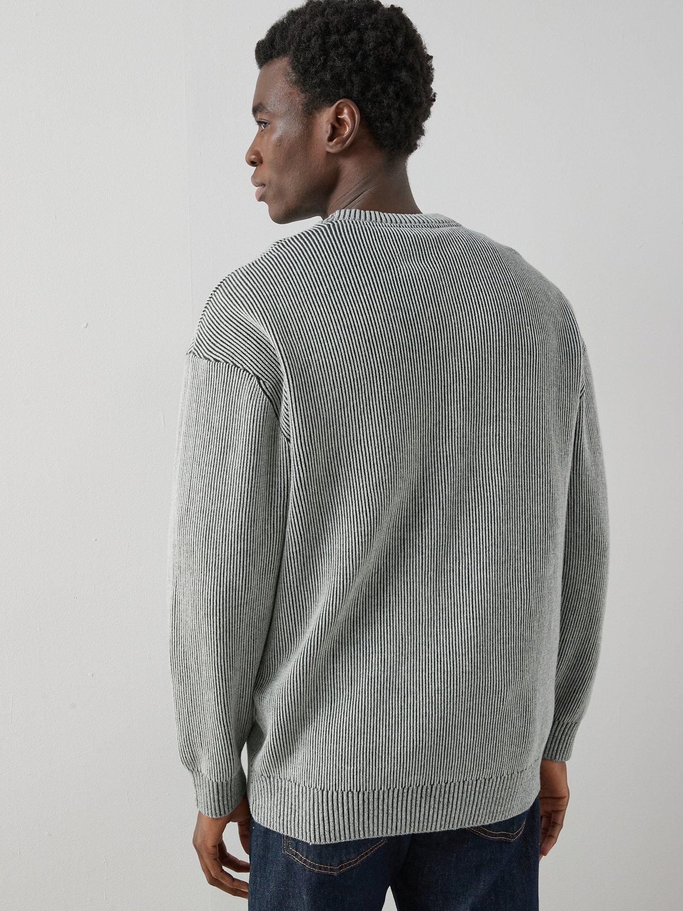 the-very-collection-pure-cotton-washed-chunky-knitted-oversized-jumper-greystillFront