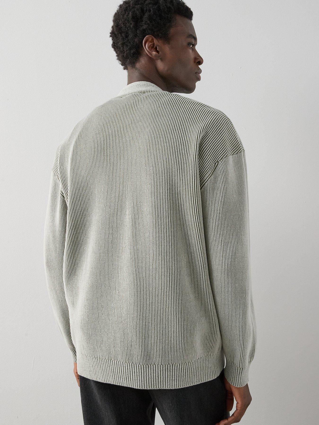 the-very-collection-pure-cotton-washed-button-up-ribbed-knitted-cardigan-greenstillFront