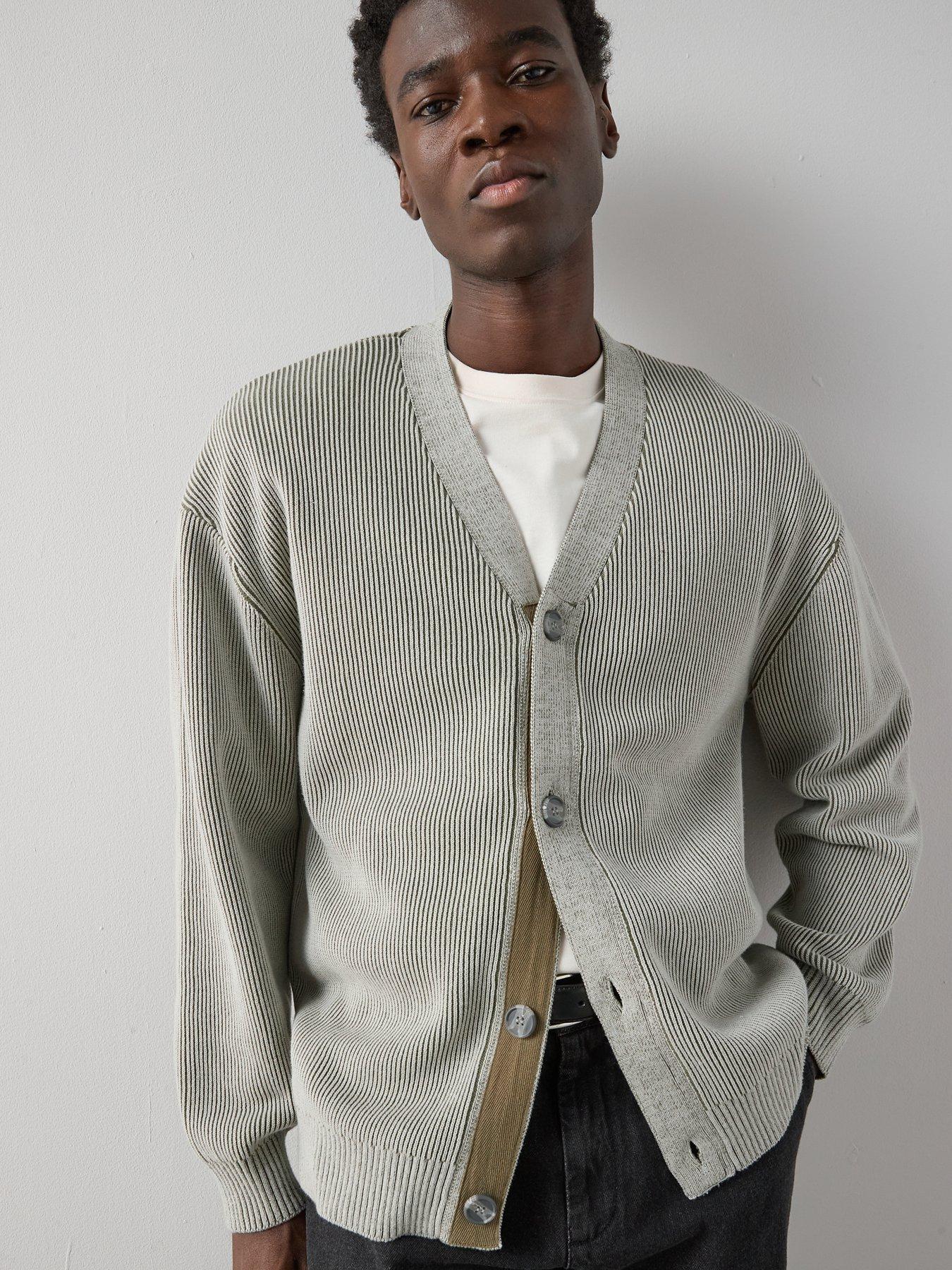 the-very-collection-pure-cotton-washed-button-up-ribbed-knitted-cardigan-greendetail