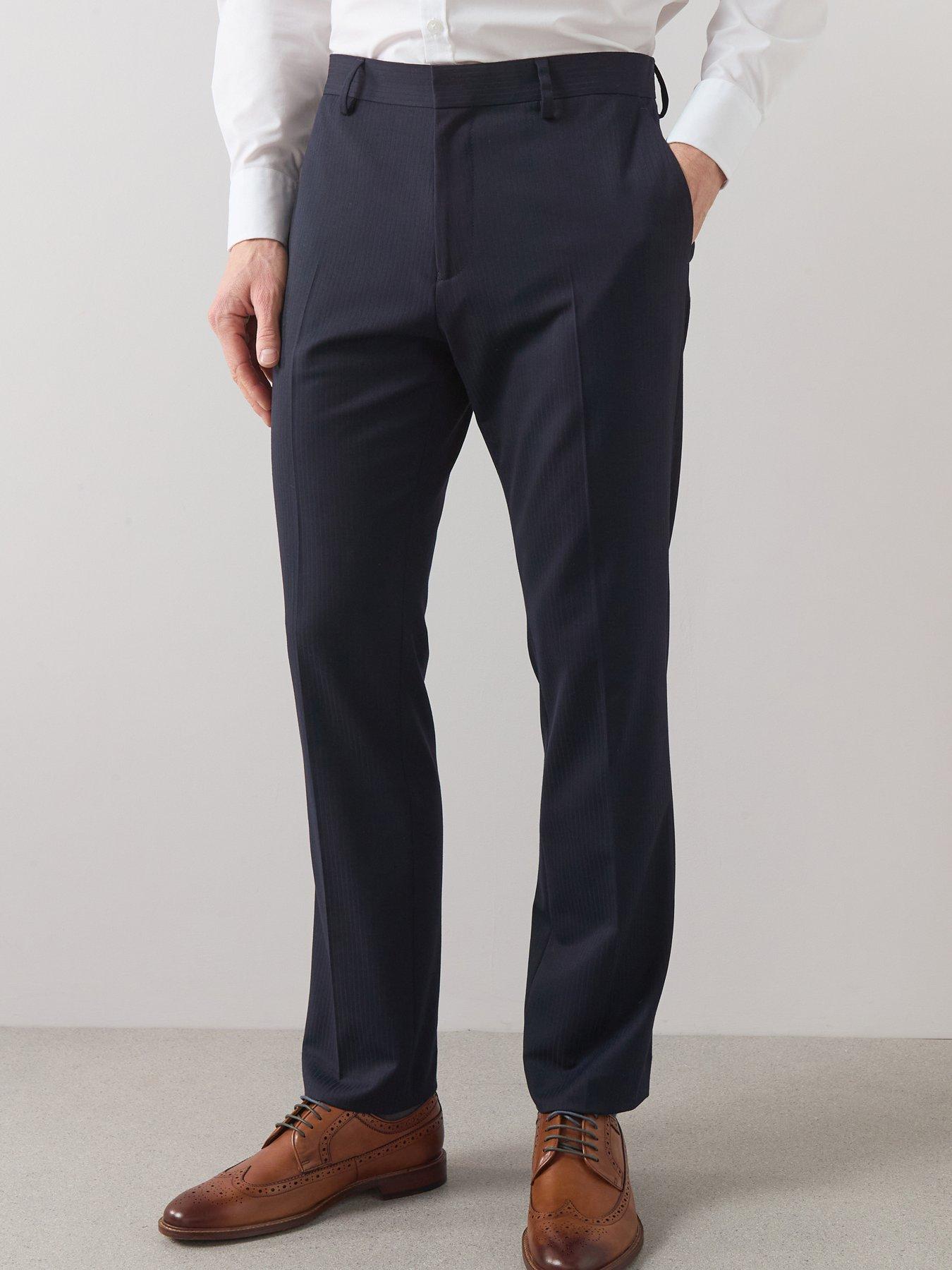 the-very-collection-jacquard-suit-trousers-navyfront