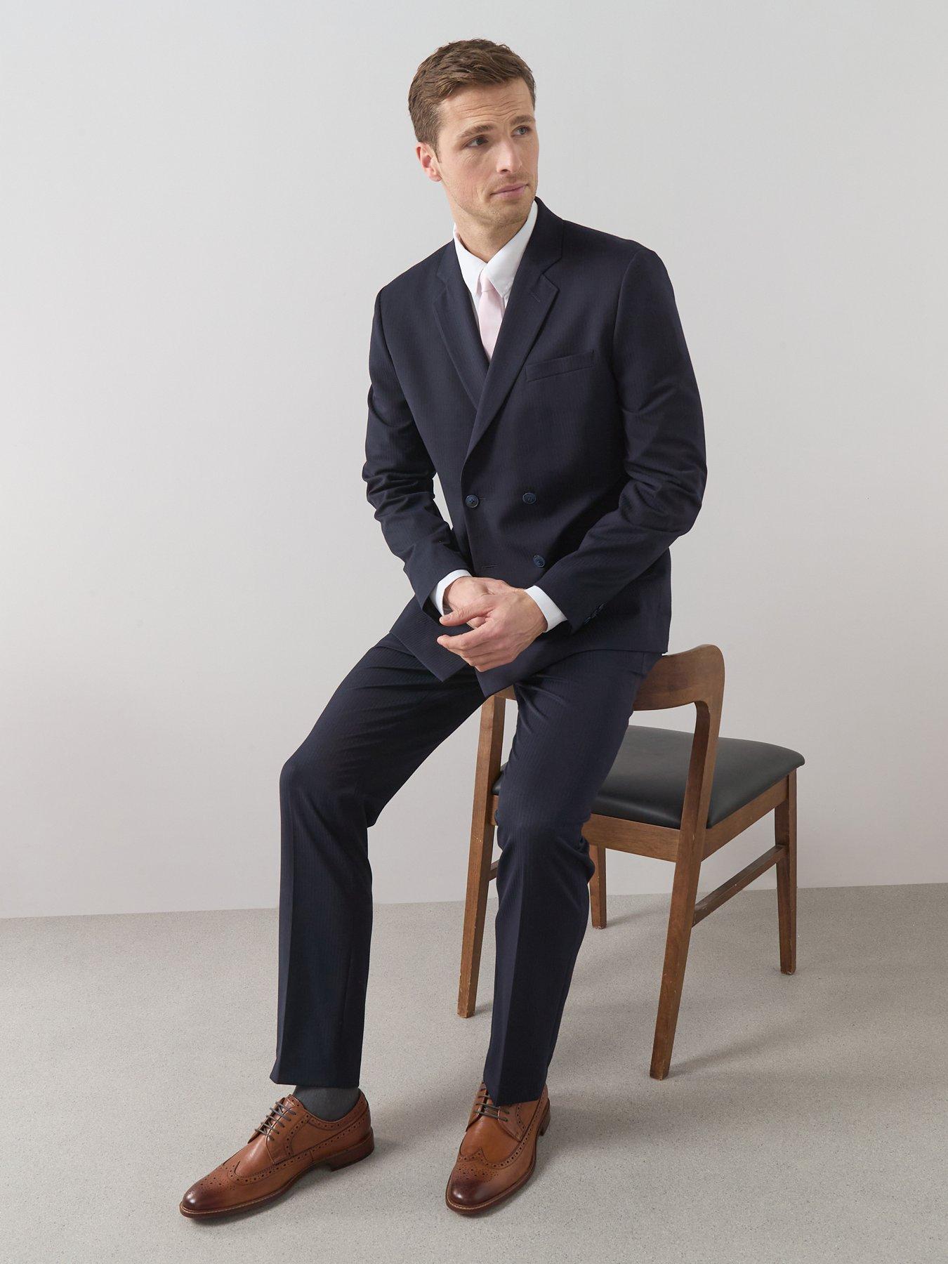 the-very-collection-jacquard-suit-trousers-navydetail