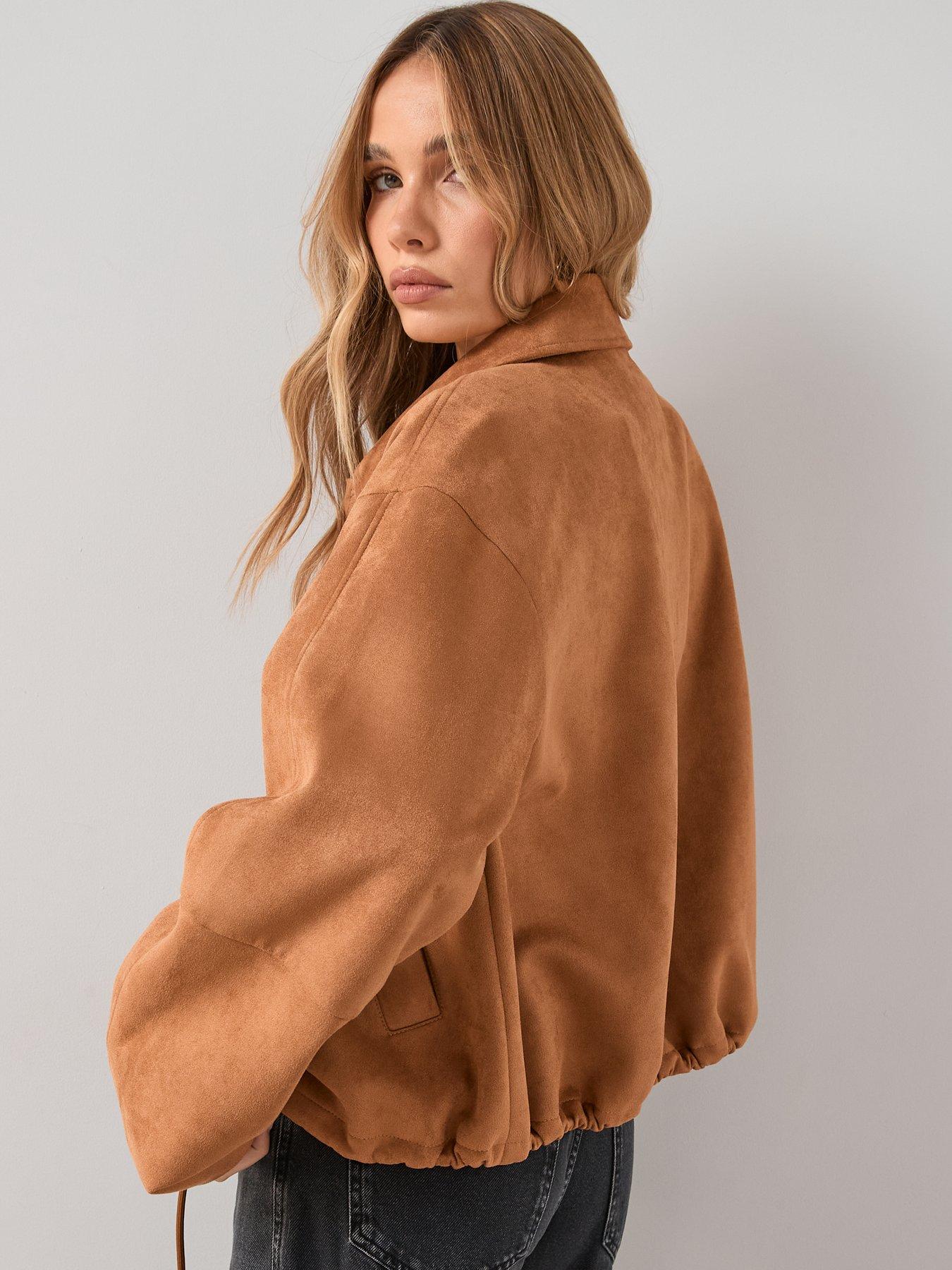 the-very-collection-faux-suede-adjustable-hem-jacket-brownstillFront
