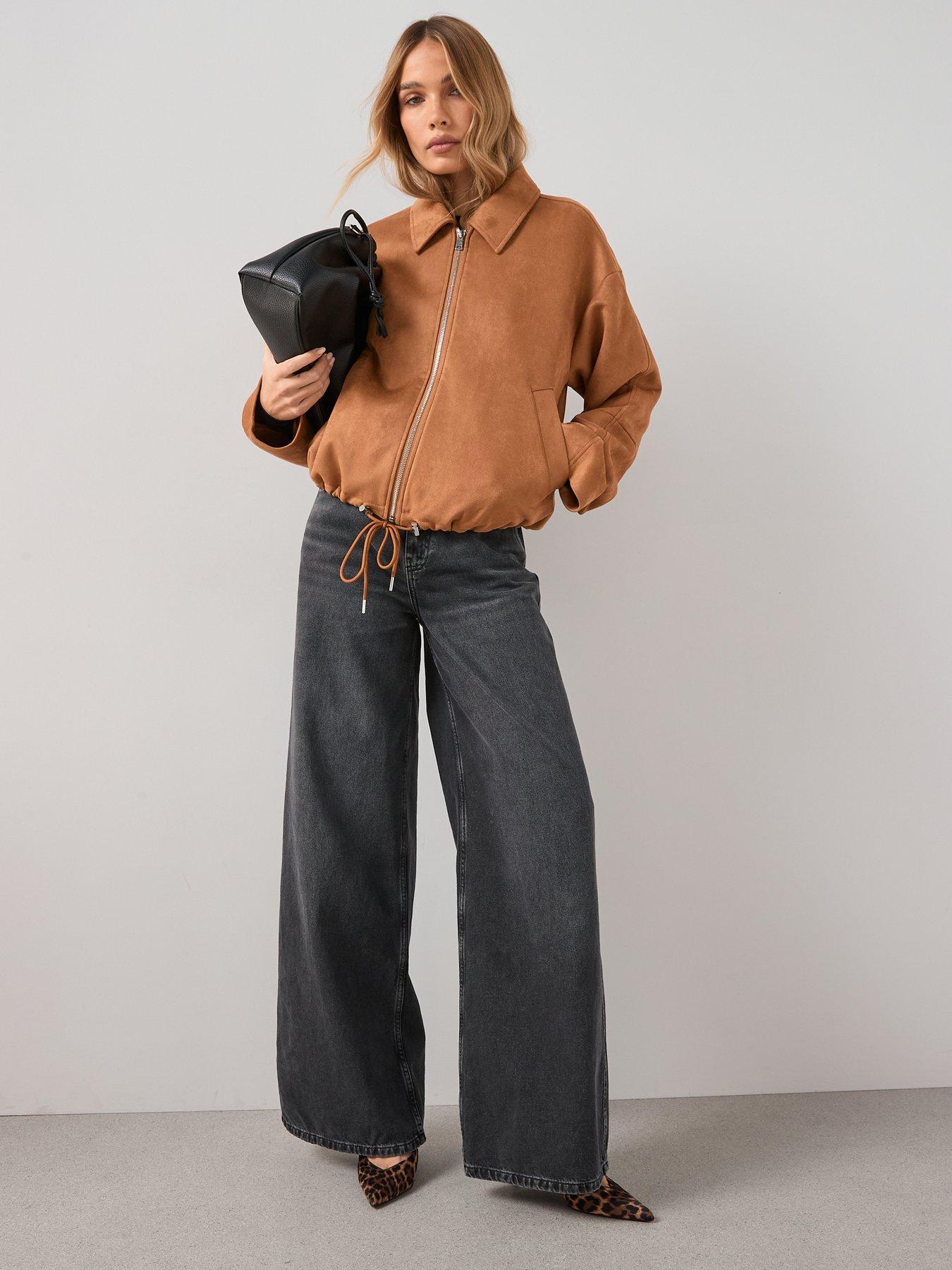 the-very-collection-faux-suede-adjustable-hem-jacket-brownback