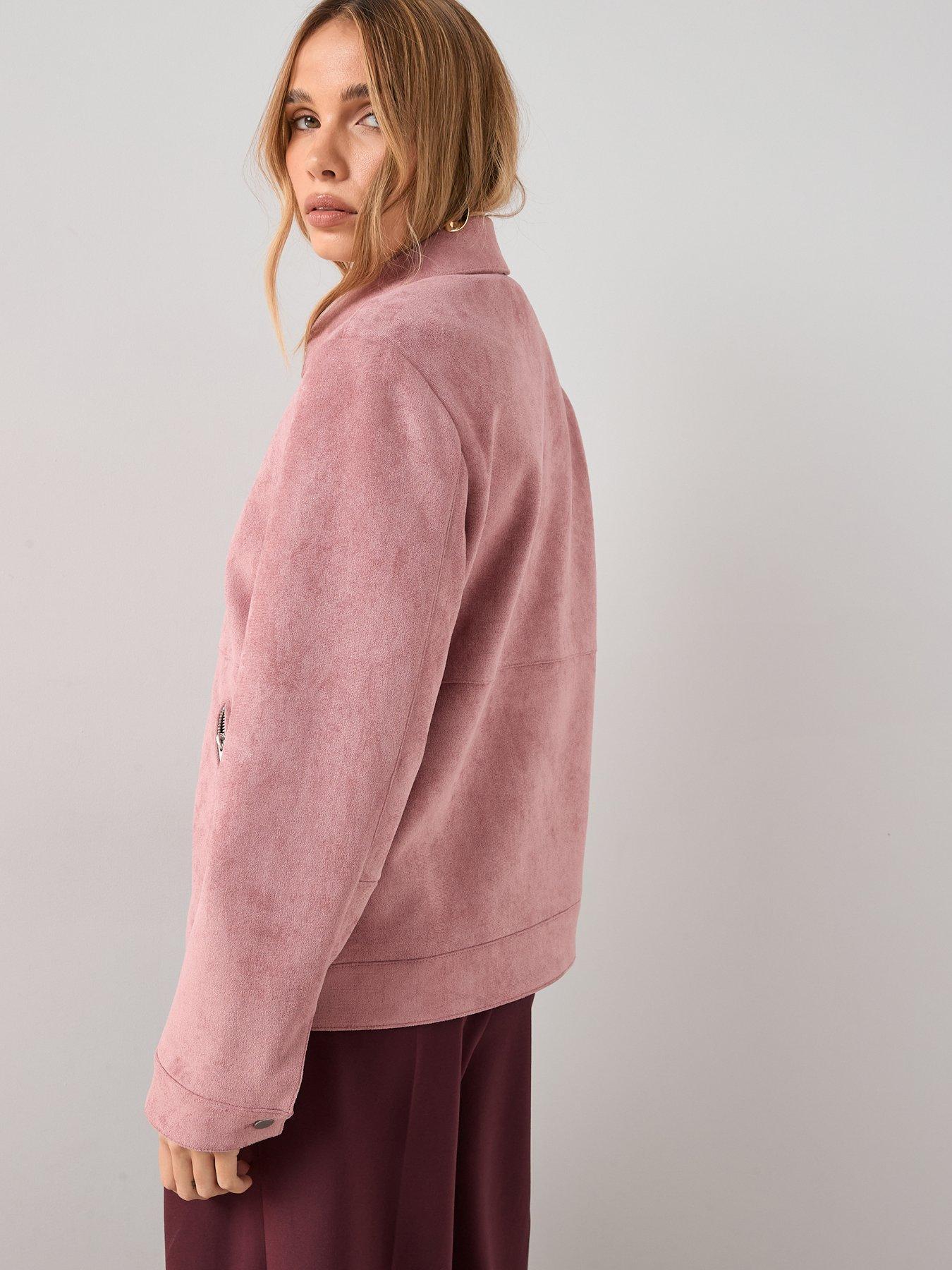 the-very-collection-suedette-harrington-jacket-pinkstillFront