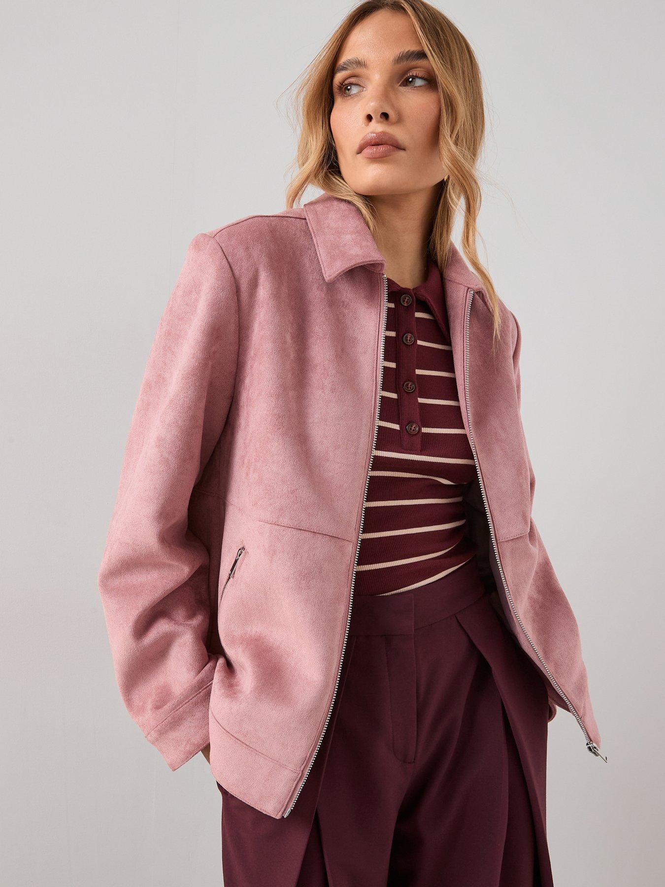 the-very-collection-suedette-harrington-jacket-pinkoutfit