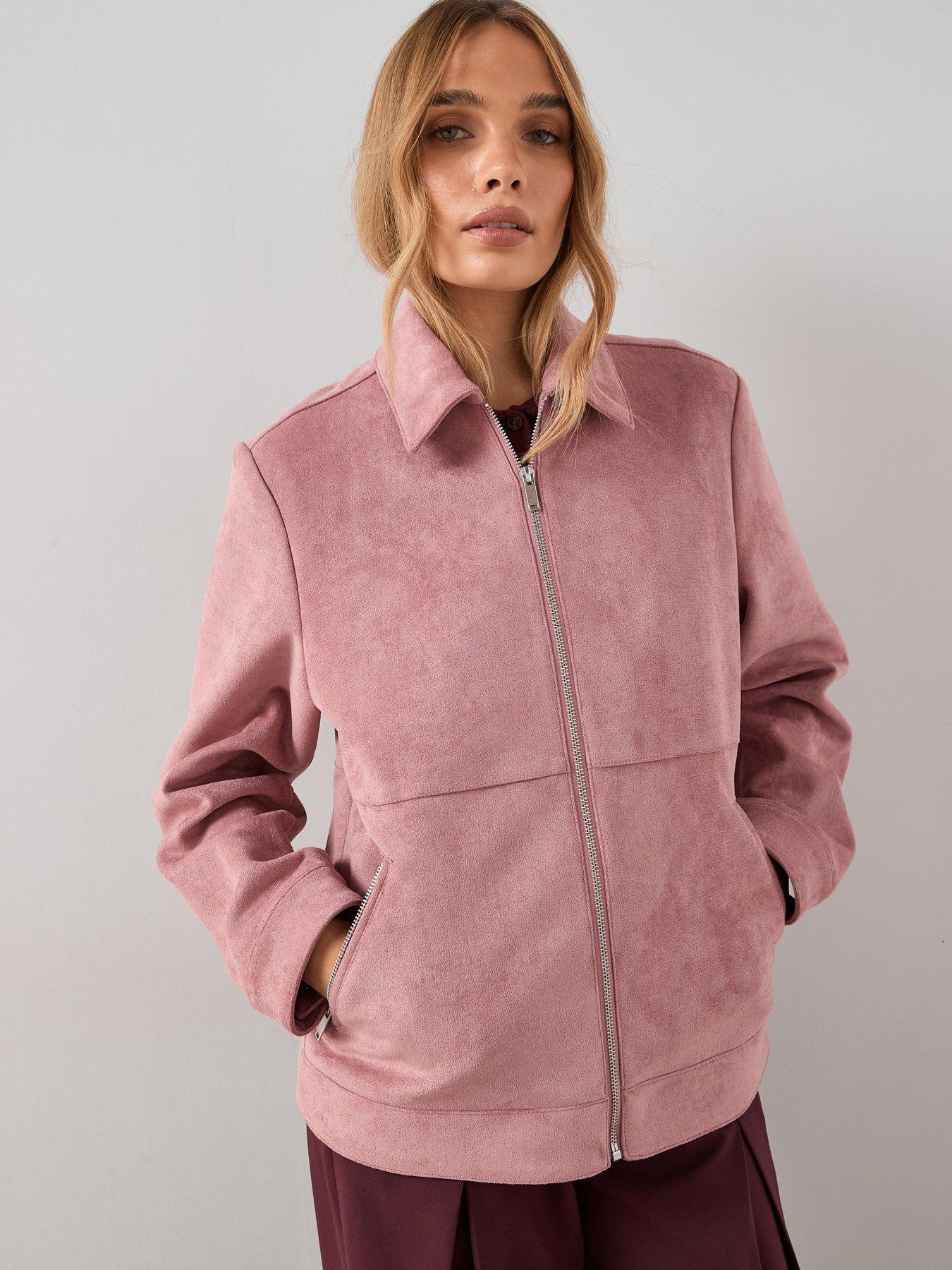 the-very-collection-suedette-harrington-jacket-pinkdetail