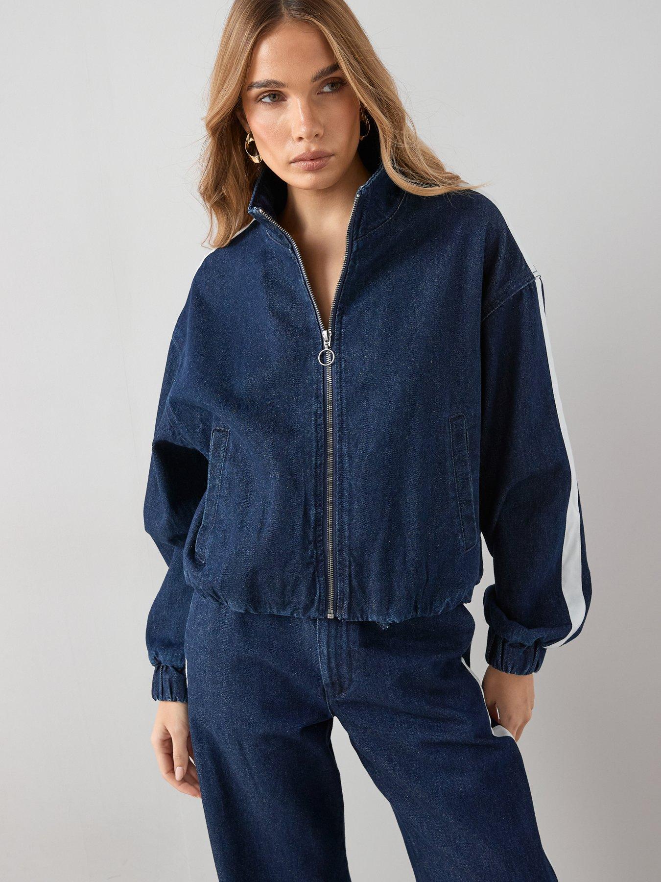 The Very Collection Denim Sports Jacket Co Ord - Dark Wash