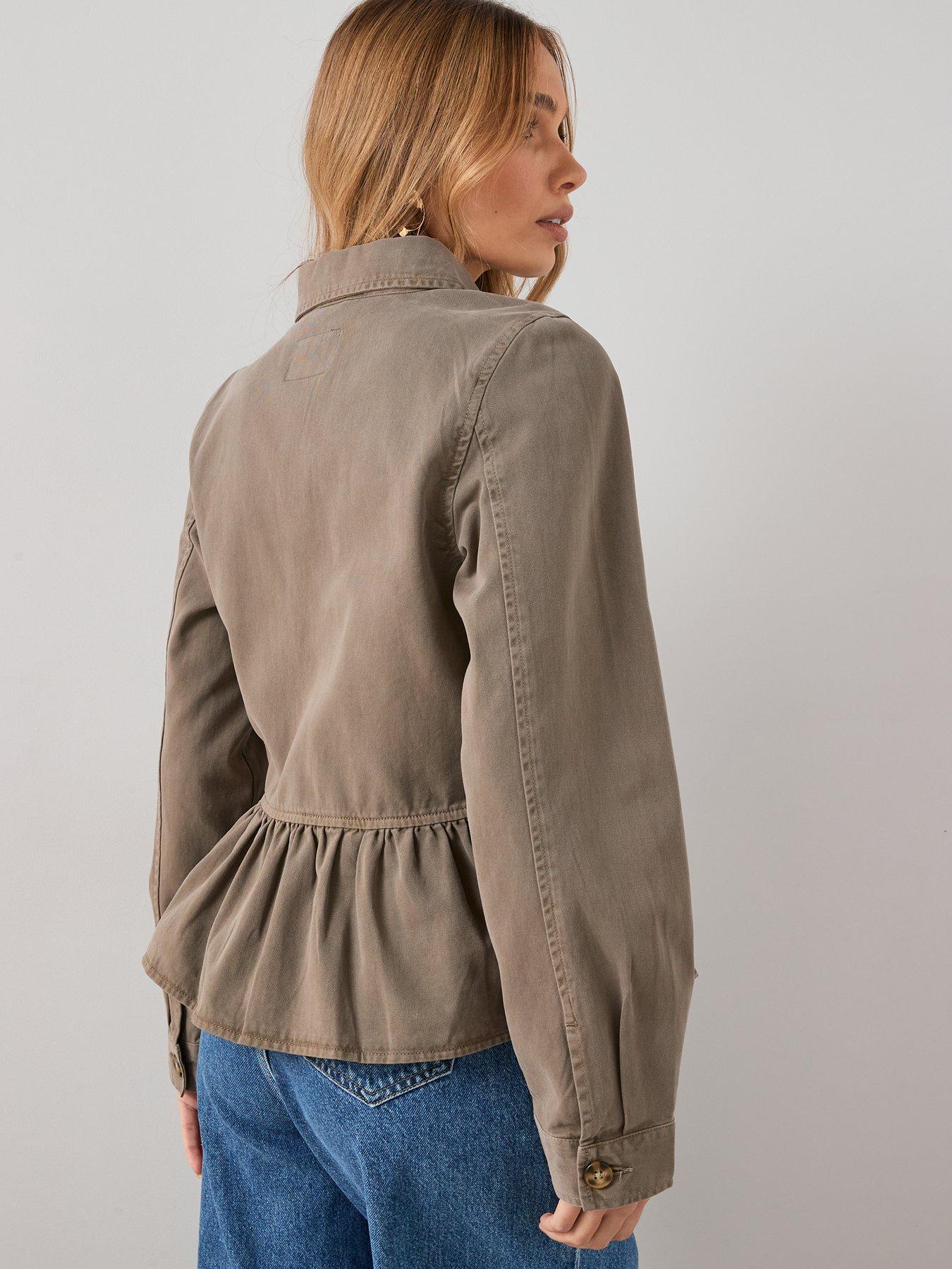 the-very-collection-peplum-utility-jacket-khakistillFront