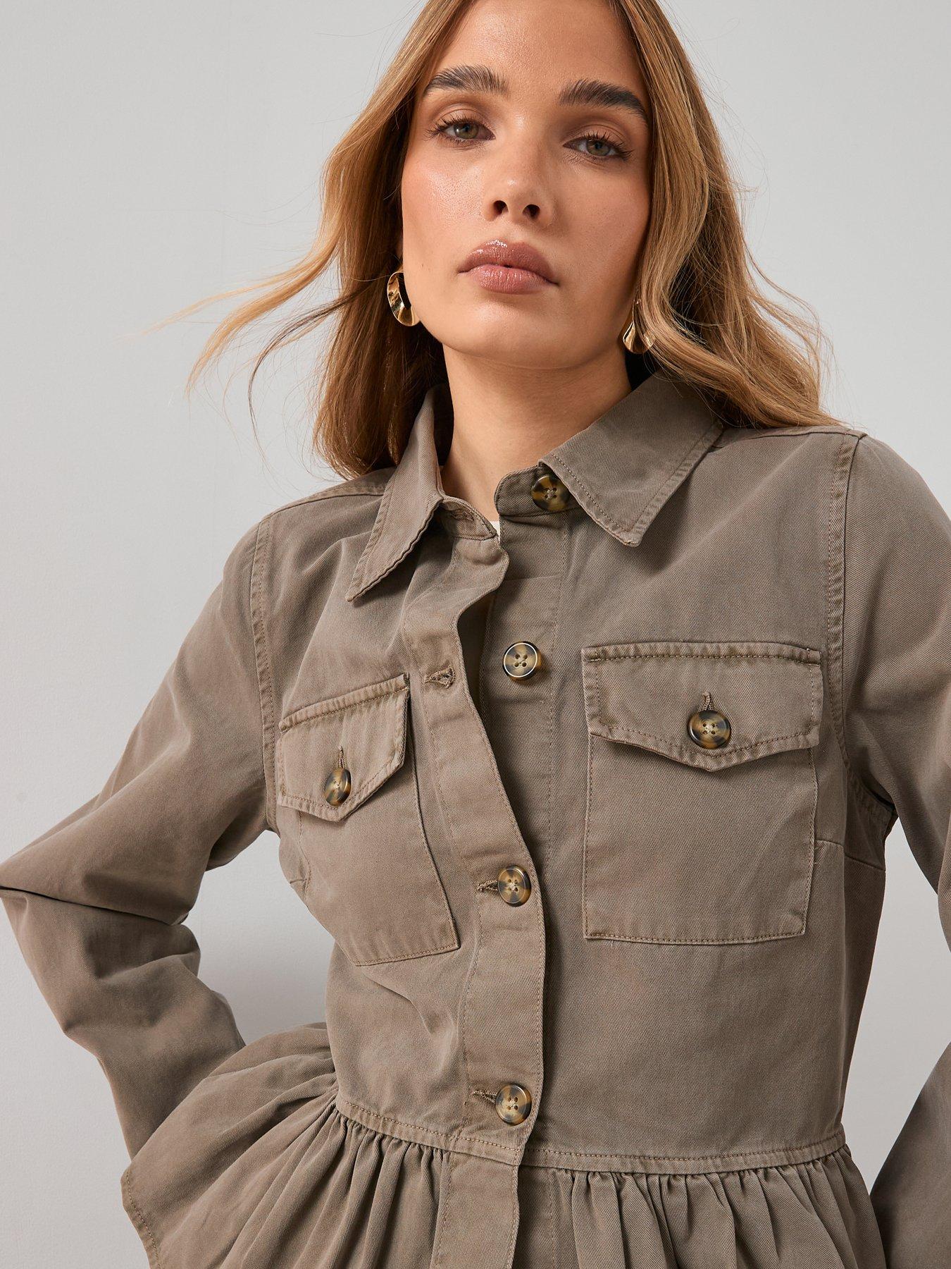 the-very-collection-peplum-utility-jacket-khakidetail
