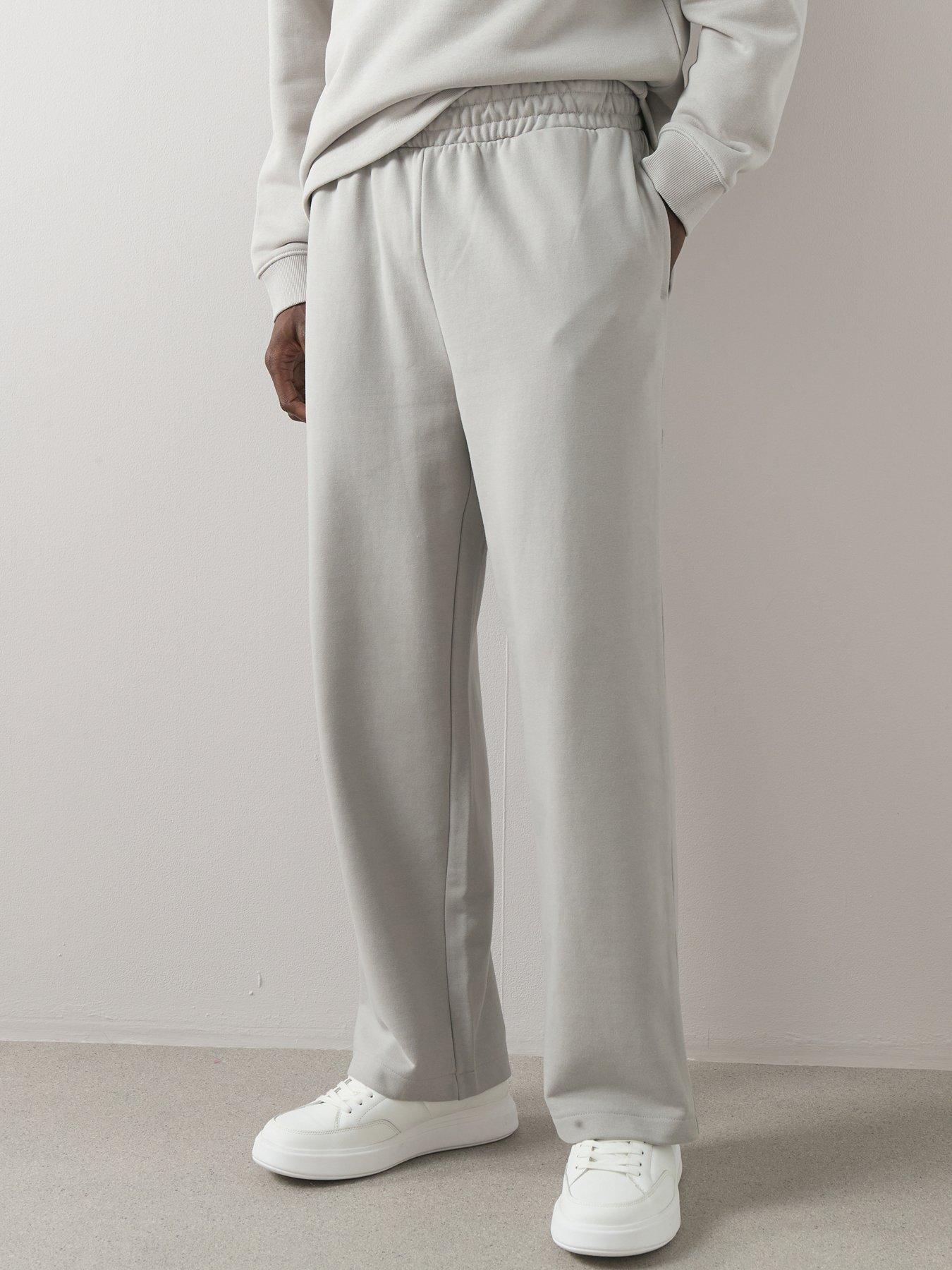 The Very Collection Pure Cotton Premium Oversized Joggers - Grey