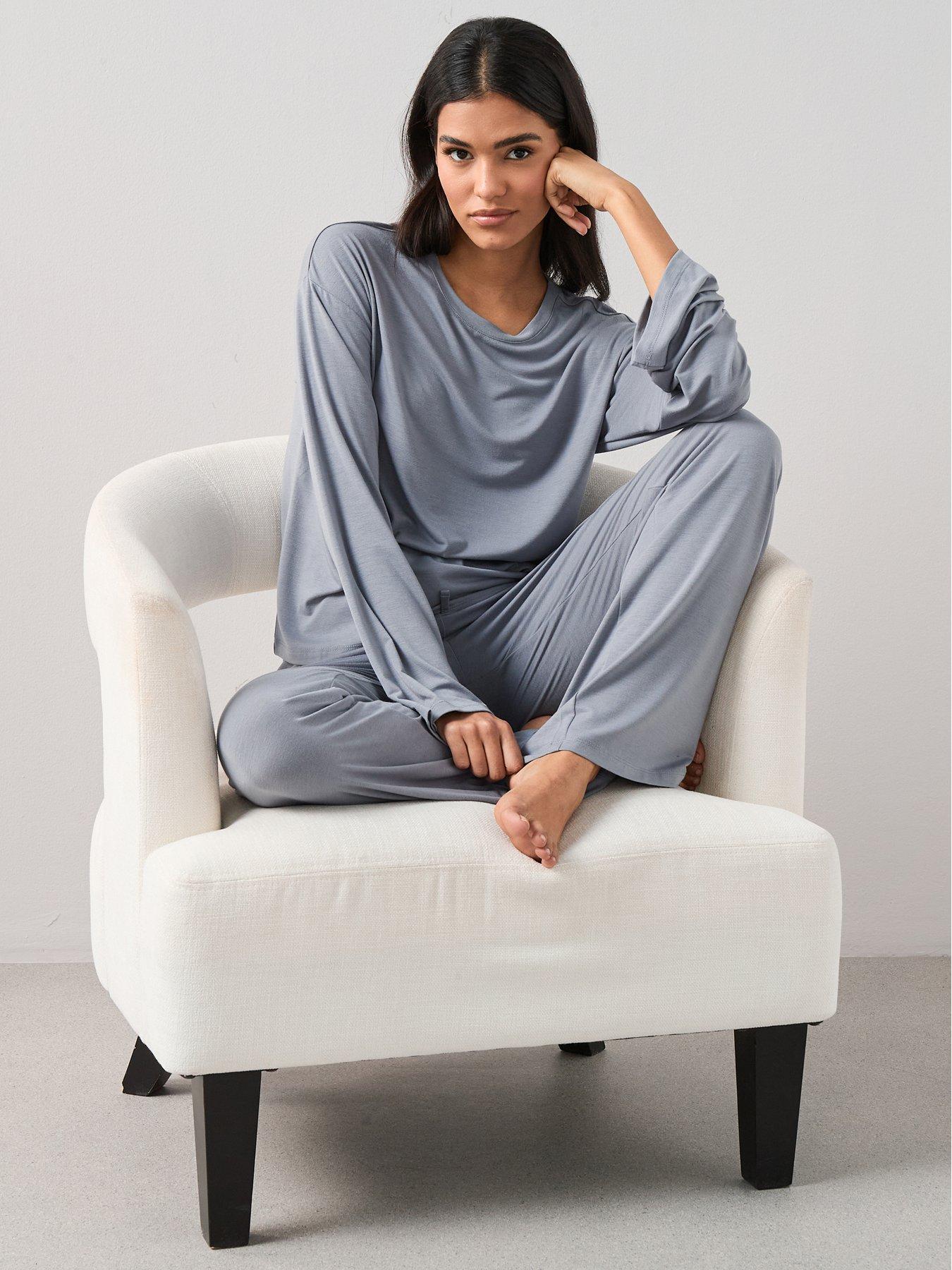 the-very-collection-long-sleeve-slouchy-pyjama-set-bluedetail
