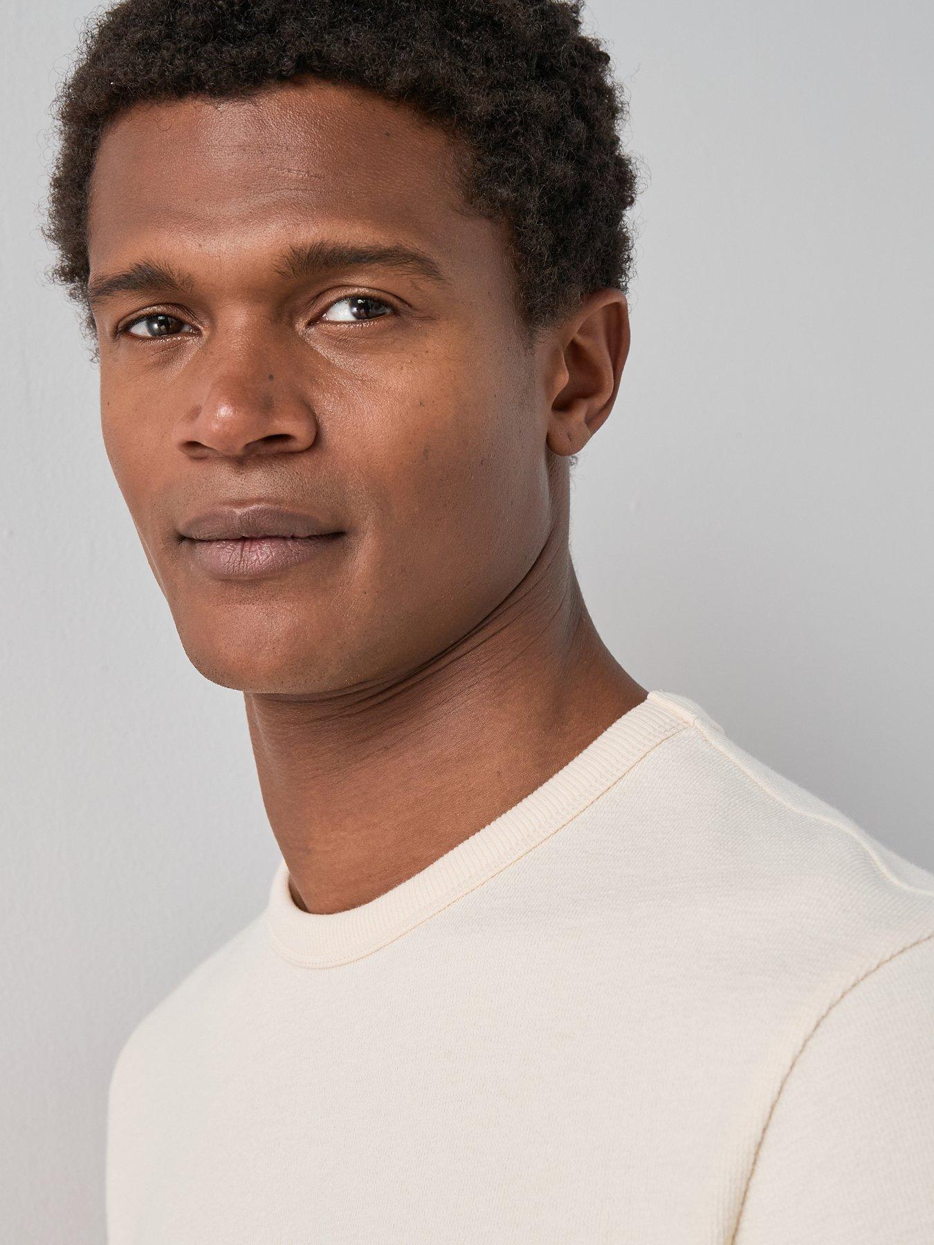 the-very-collection-cotton-rich-textured-crew-neck-t-shirt-creamdetail