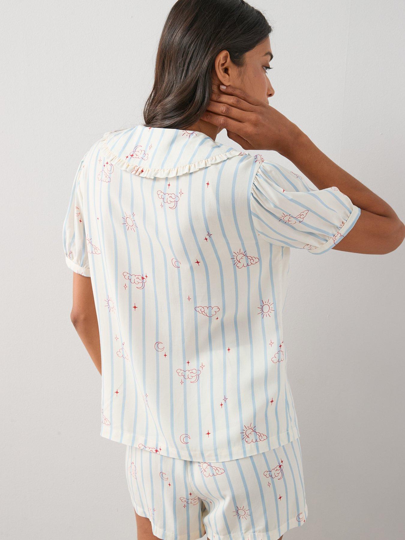the-very-collection-frill-collar-printed-woven-pyjama-set-whitestillFront