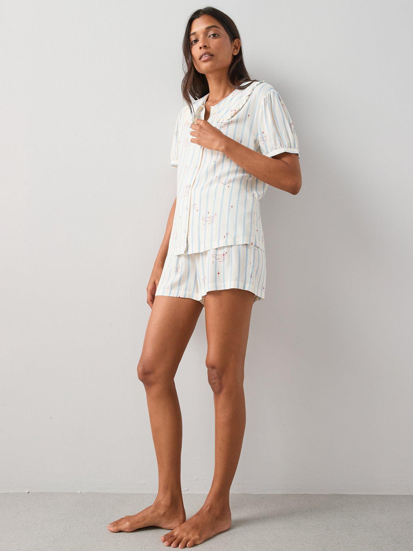 the-very-collection-frill-collar-printed-woven-pyjama-set-whitedetail