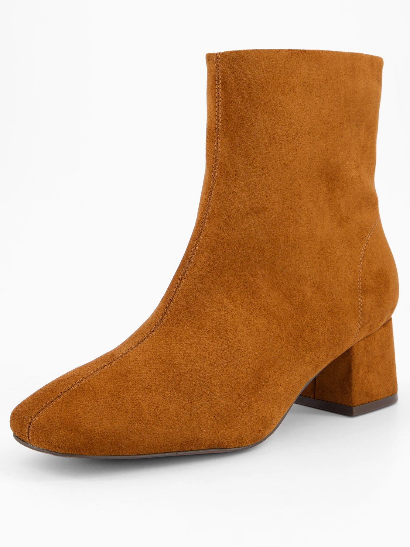 the-very-collection-wide-fit-square-toe-heeled-ankle-boot-brownstillFront