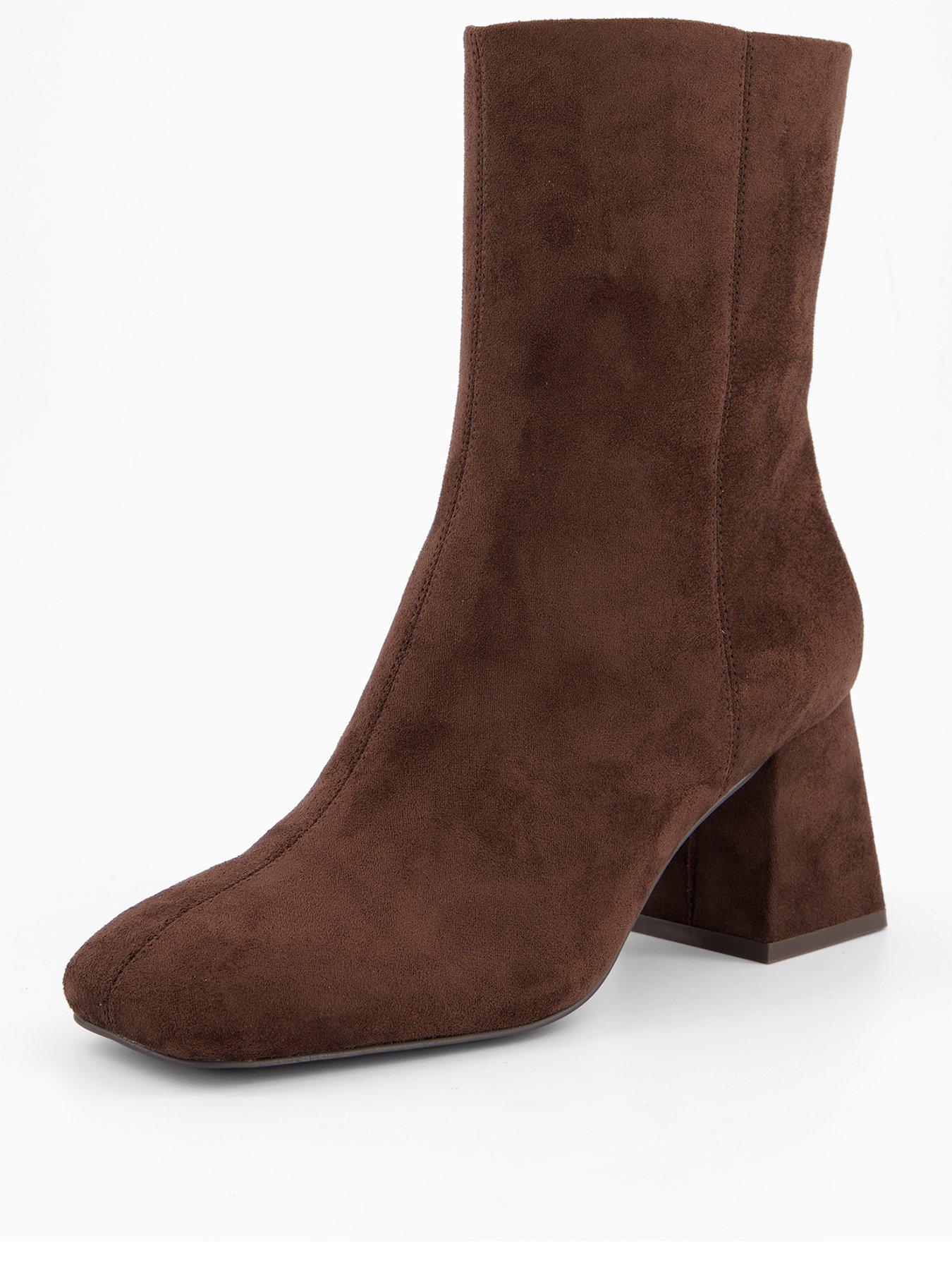 the-very-collection-extra-wide-fit-block-heel-ankle-boot-brownstillFront