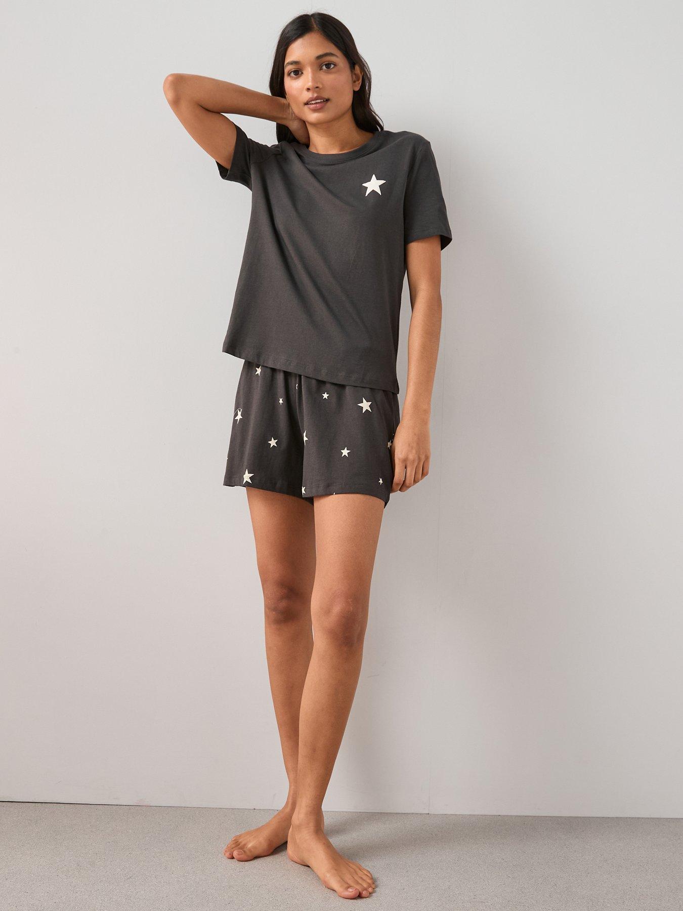 The Very Collection Short Sleeve Star Print Short Pj Set