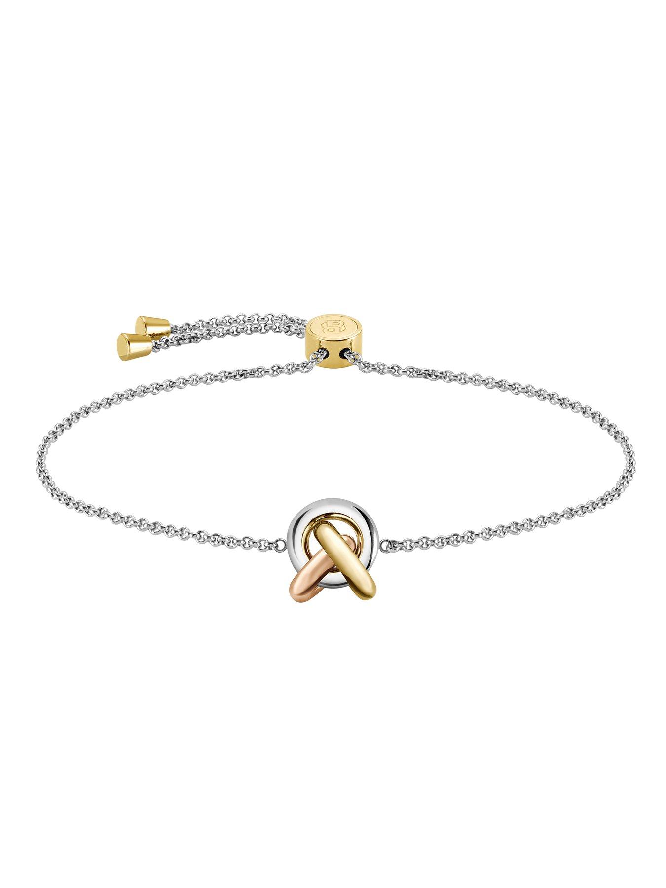 Image 2 of 6 of BOSS Ladies Harmonie Tri Tone Bracelet - Multi