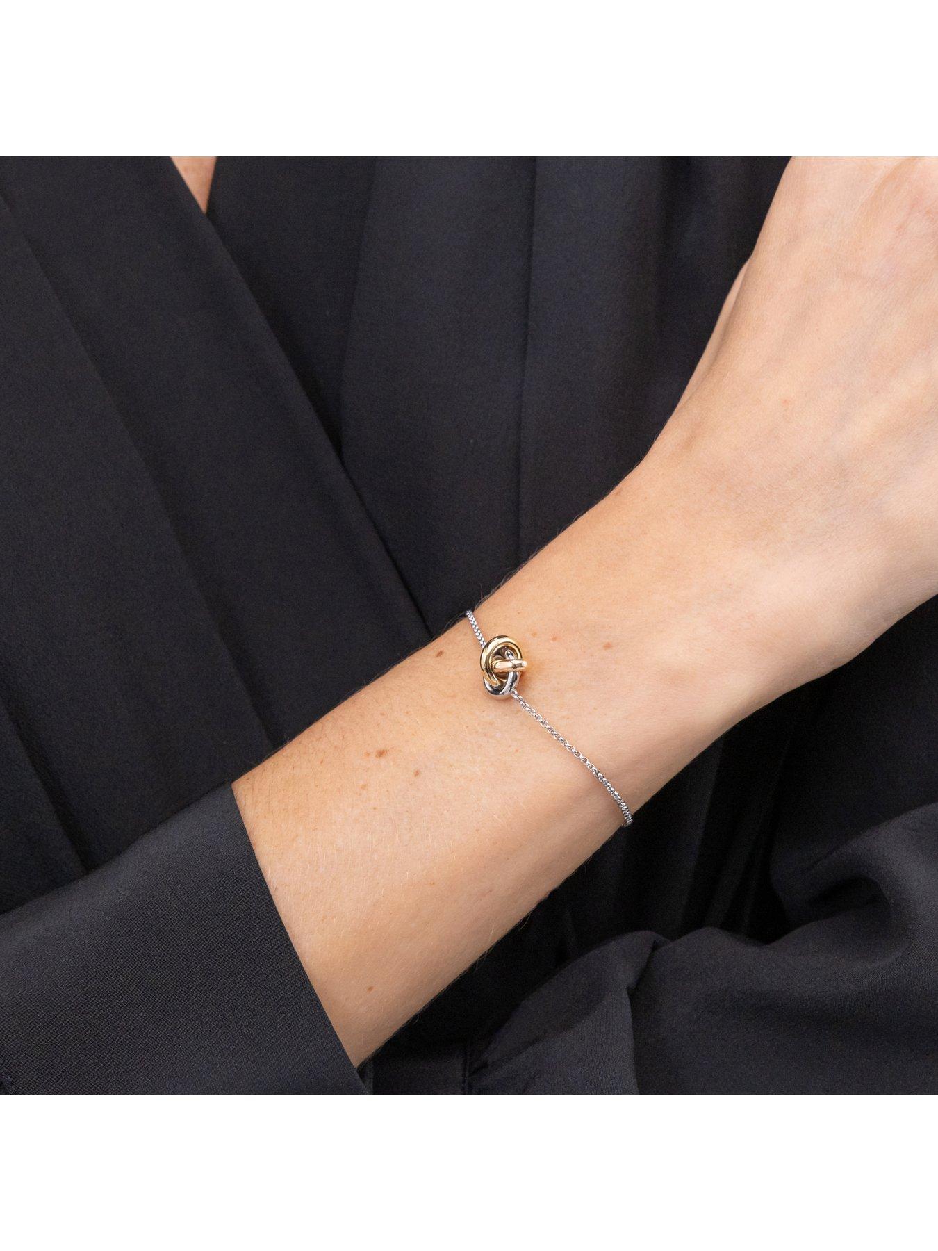 Image 4 of 6 of BOSS Ladies Harmonie Tri Tone Bracelet - Multi