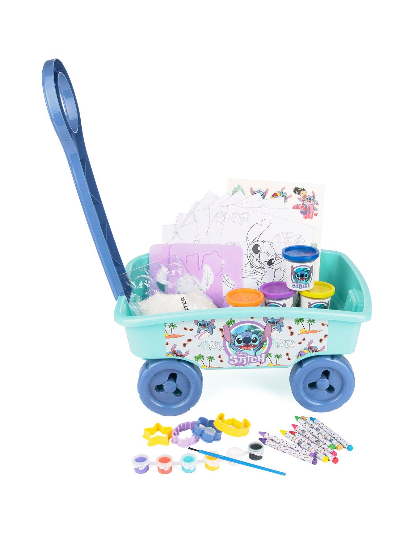 Image 1 of 5 of Disney Stitch Stitch Pull Along Activity Trolley