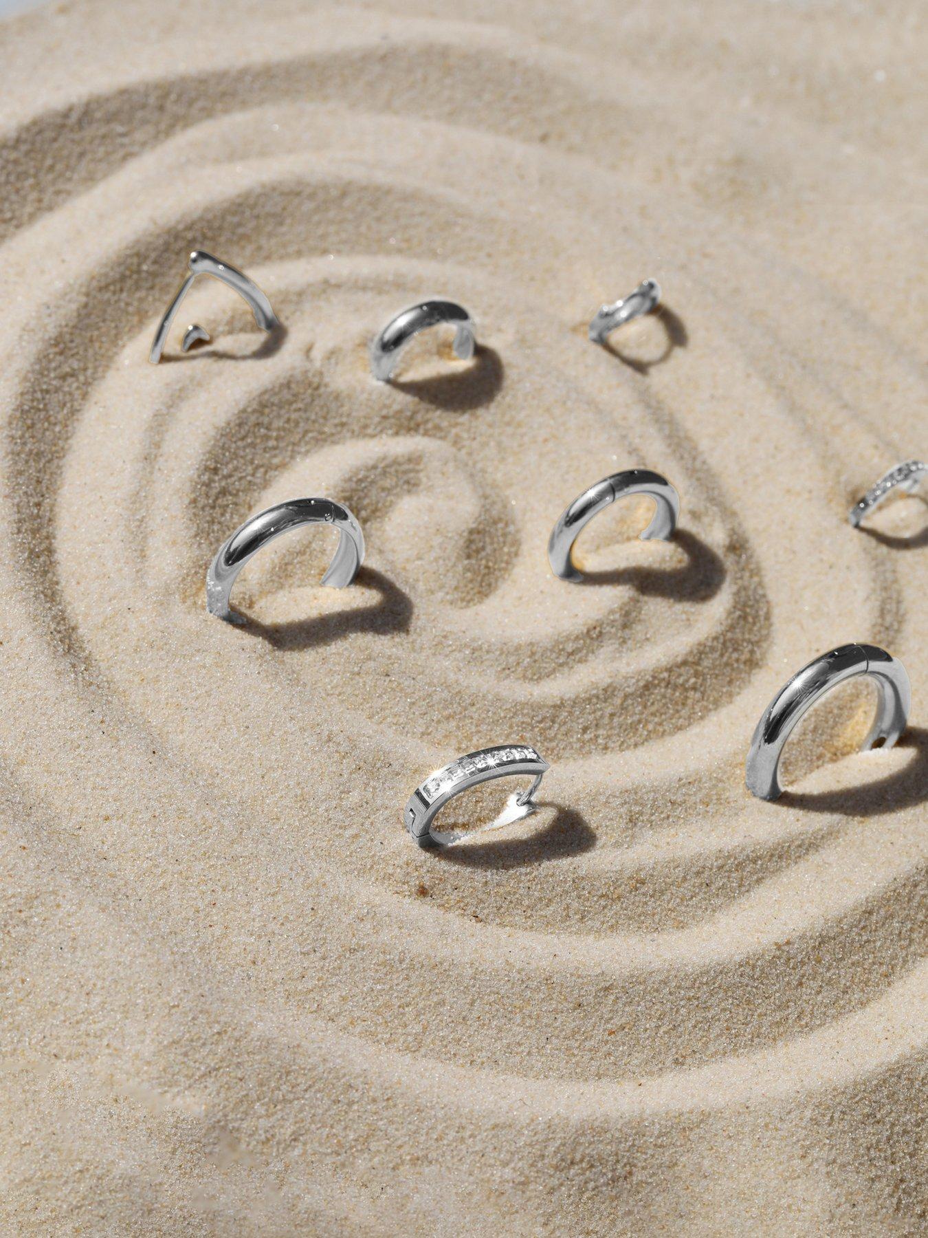 jon-richard-waterproof-sterling-silver-plated-crystal-and-polished-huggie-hoop-earringsback