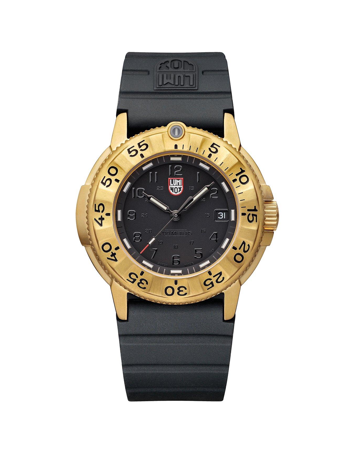 luminox-mens-navy-seal-foundation-3220-series-gold-color-edition-watchnbsp--black