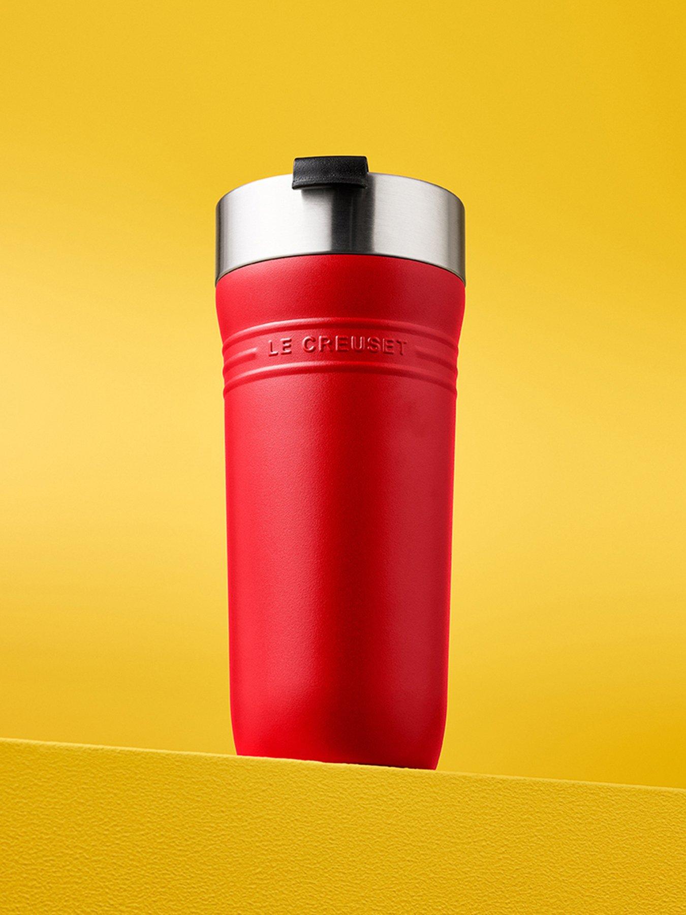 Image 1 of 7 of Le Creuset Le Creuset On The Go Travel Mug 350ml Cerise