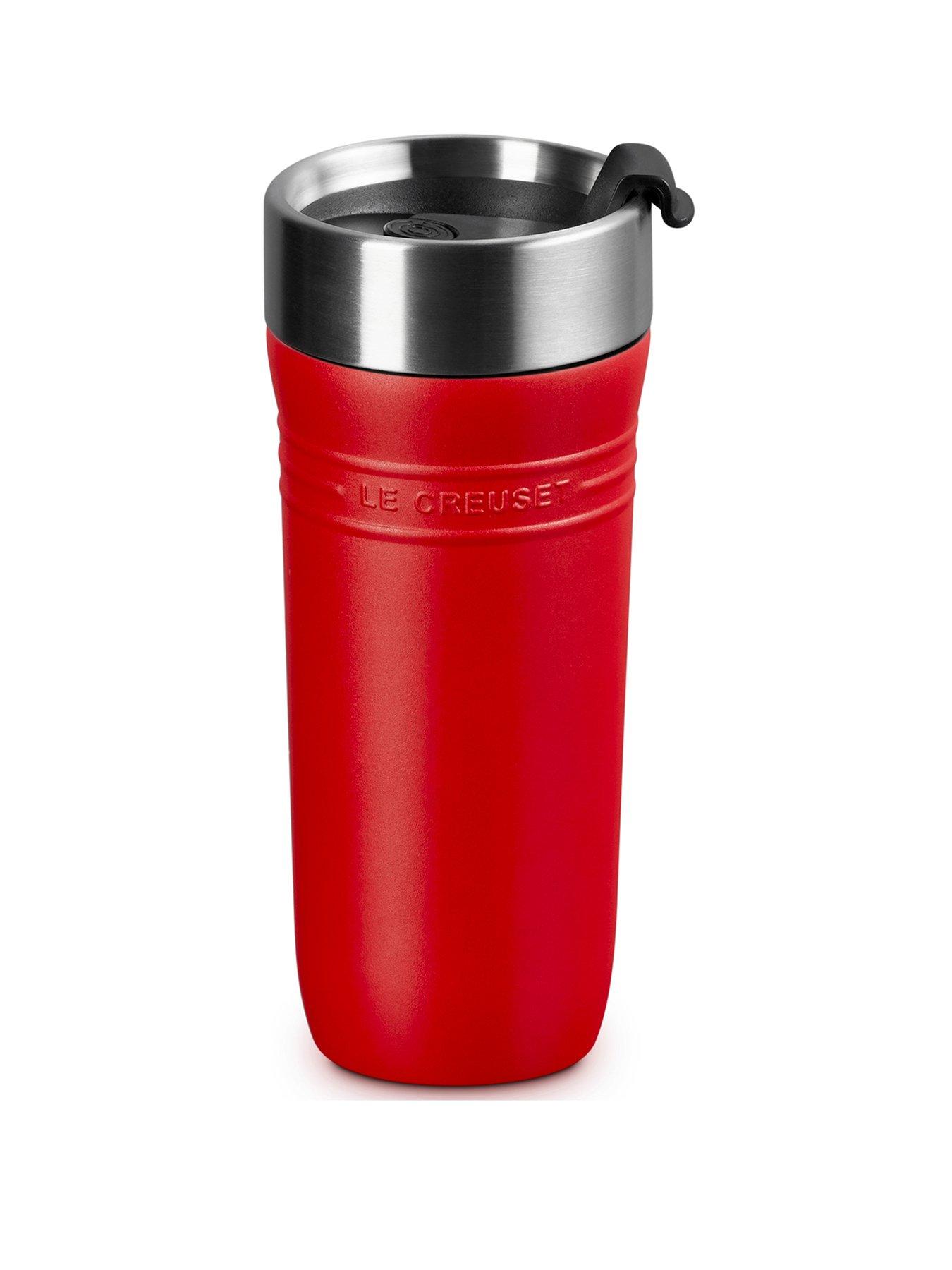 Image 2 of 7 of Le Creuset Le Creuset On The Go Travel Mug 350ml Cerise