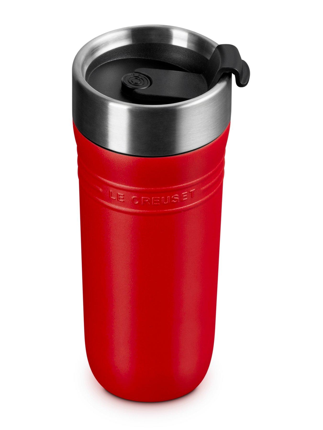 Image 3 of 7 of Le Creuset Le Creuset On The Go Travel Mug 350ml Cerise