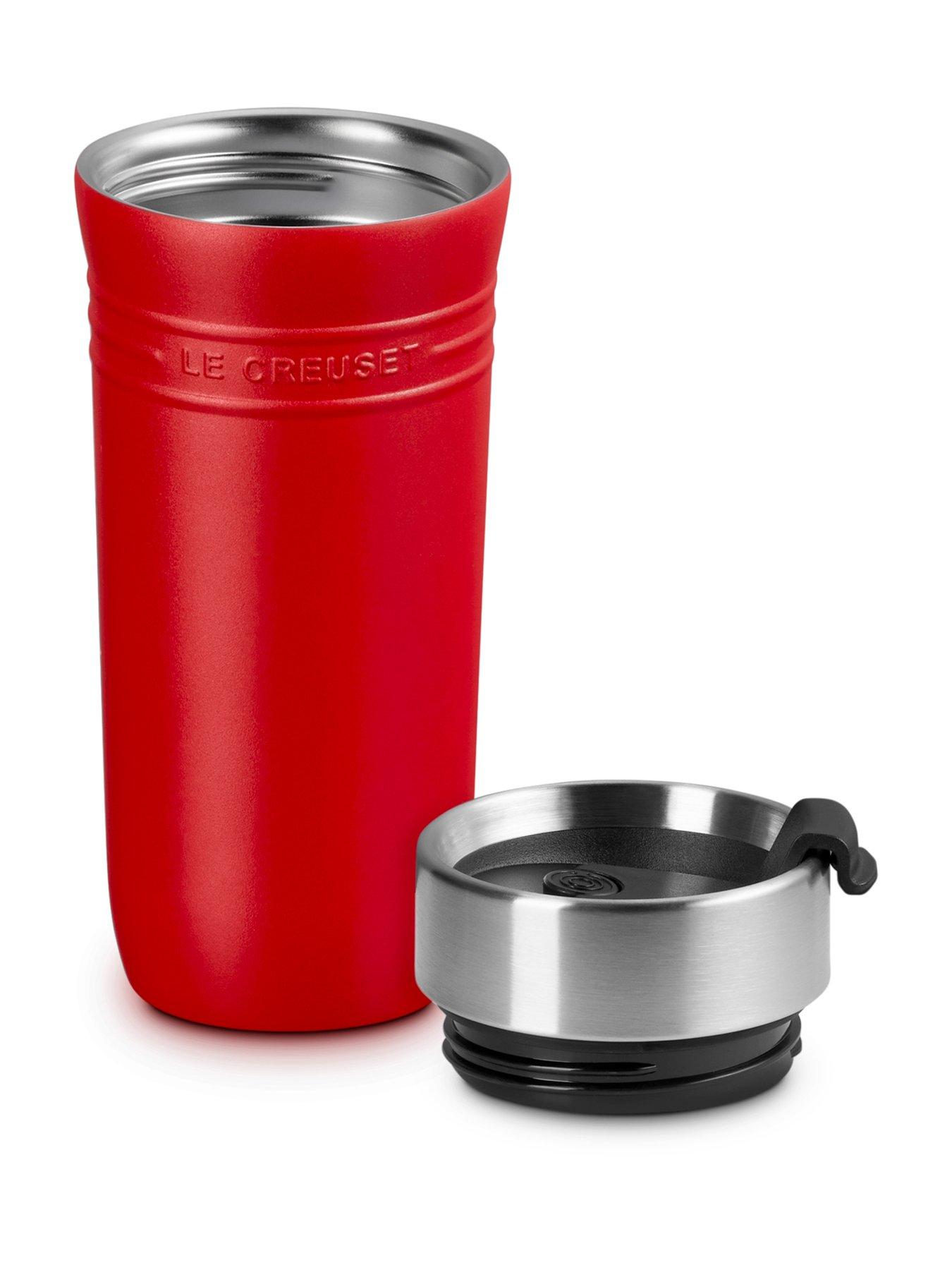Image 6 of 7 of Le Creuset Le Creuset On The Go Travel Mug 350ml Cerise