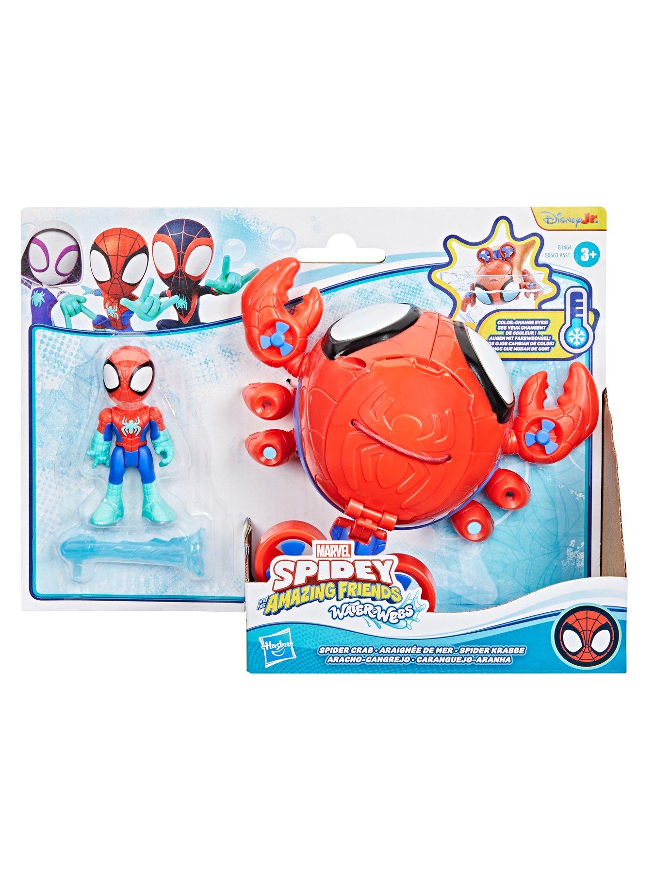 Image 3 of 5 of Spidey and His Amazing Friends Water-Webs Spider Crab Vehicle &amp; Figure