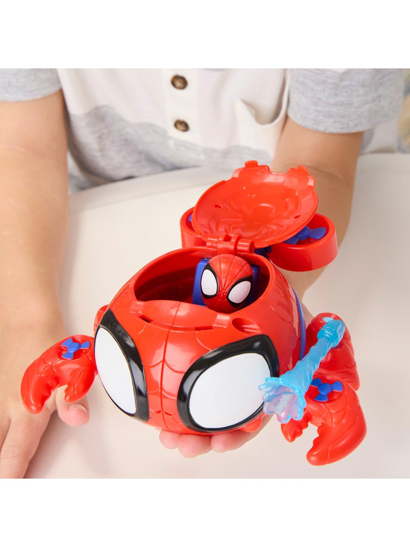 Image 4 of 5 of Spidey and His Amazing Friends Water-Webs Spider Crab Vehicle &amp; Figure