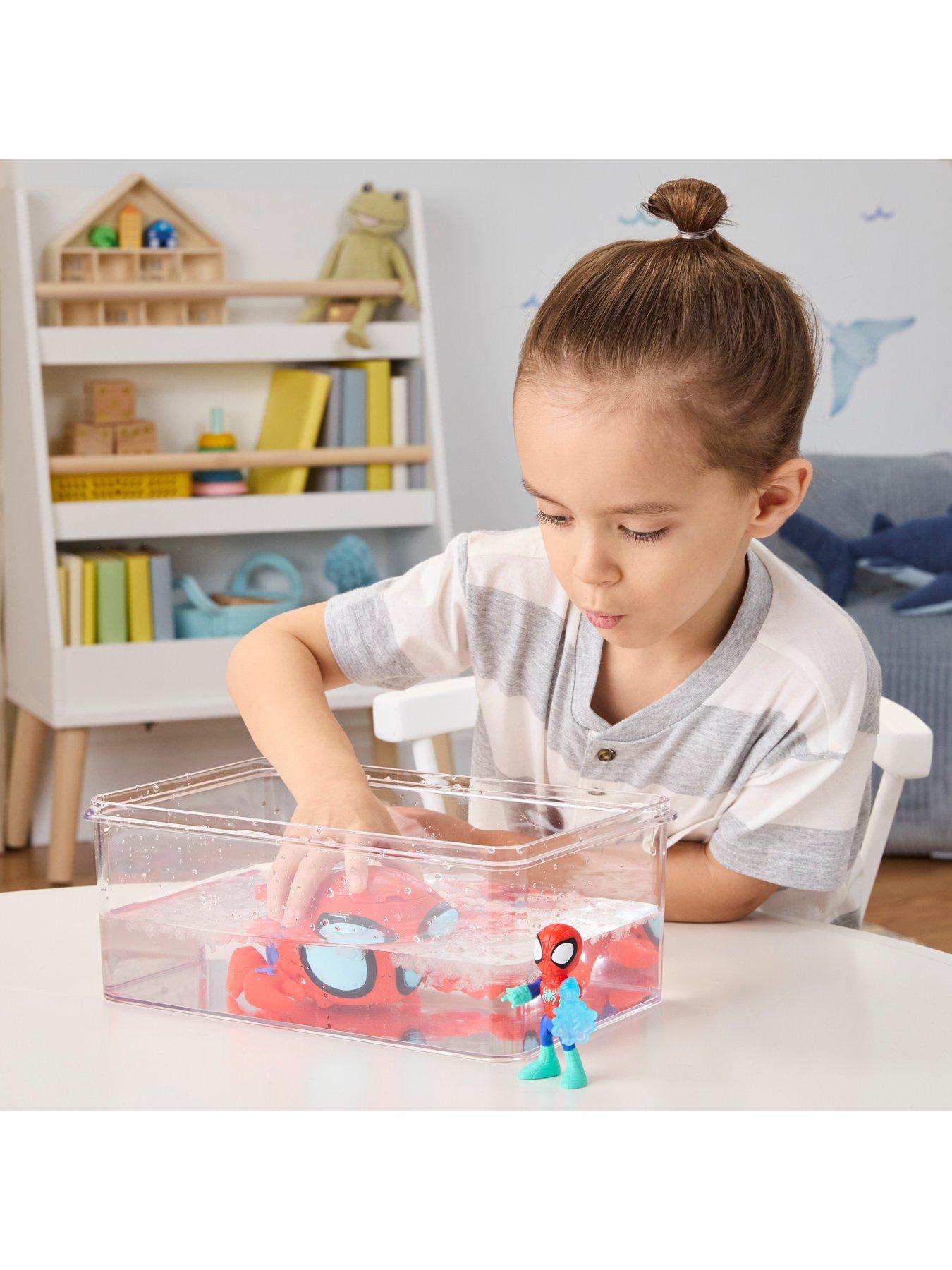 Image 5 of 5 of Spidey and His Amazing Friends Water-Webs Spider Crab Vehicle &amp; Figure