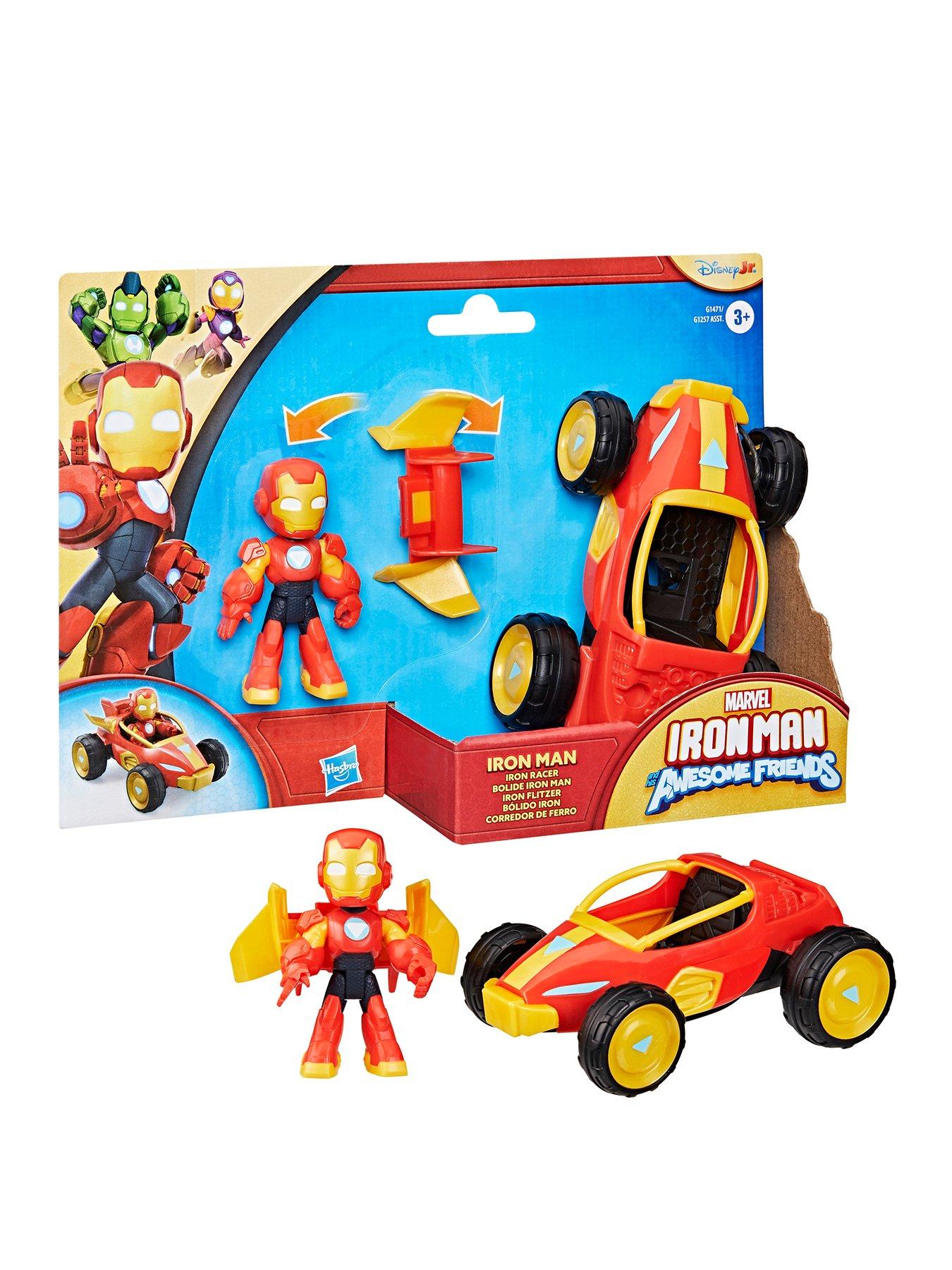Image 1 of 5 of Iron Man and His Awesome Friends Iron Man Iron Racer Vehicle