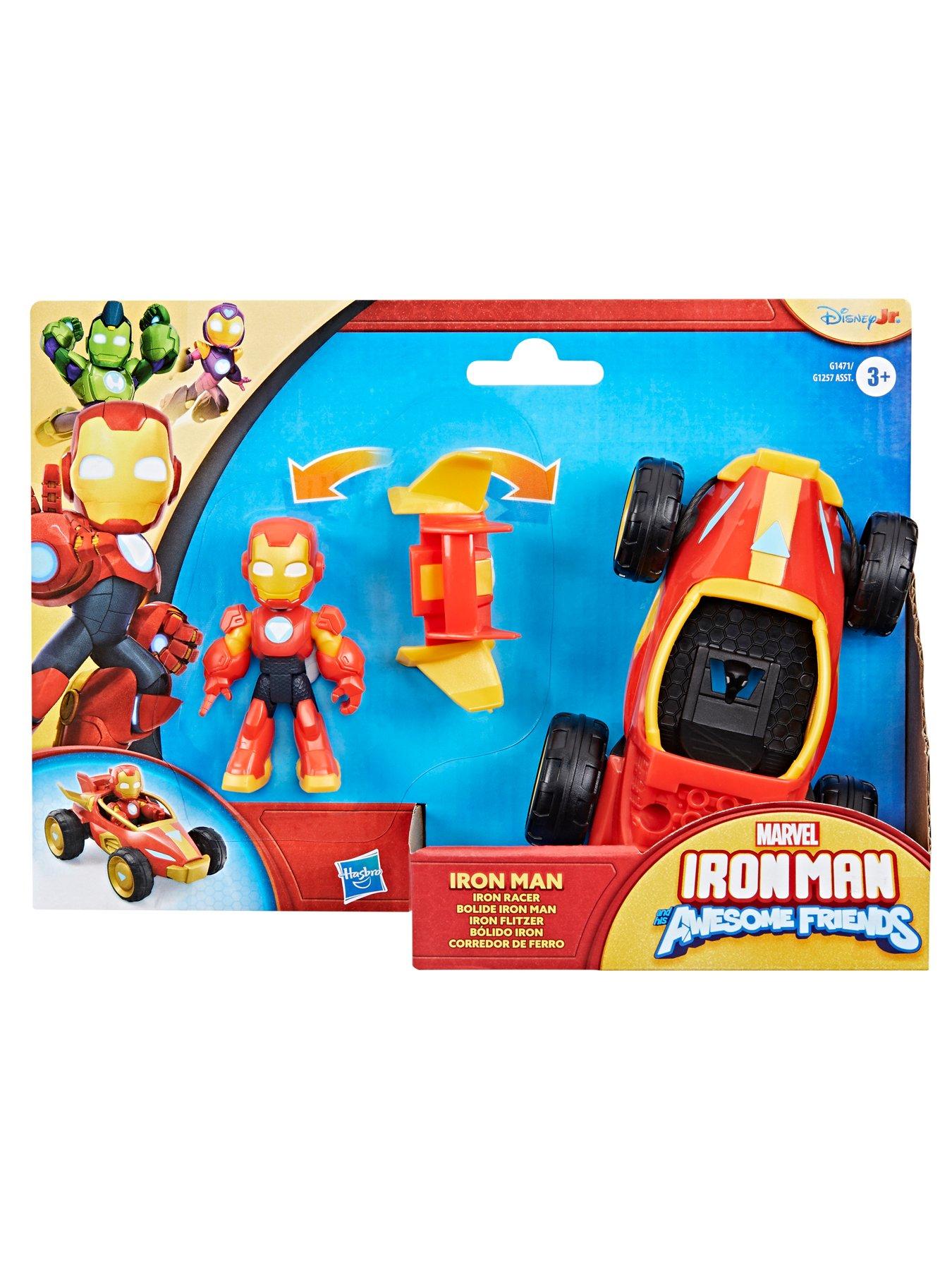 Image 3 of 5 of Iron Man and His Awesome Friends Iron Man Iron Racer Vehicle