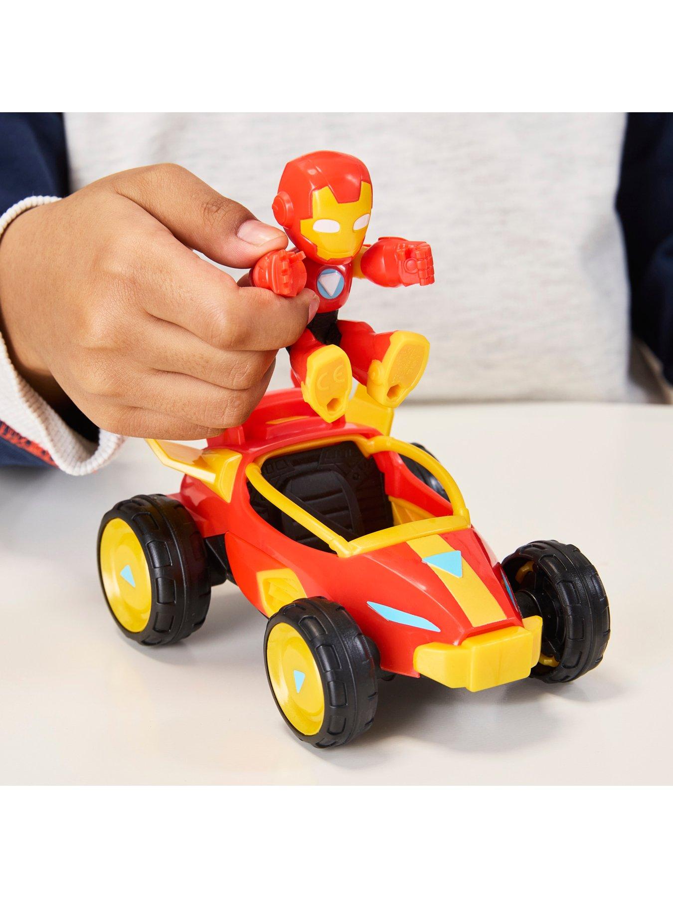 Image 4 of 5 of Iron Man and His Awesome Friends Iron Man Iron Racer Vehicle