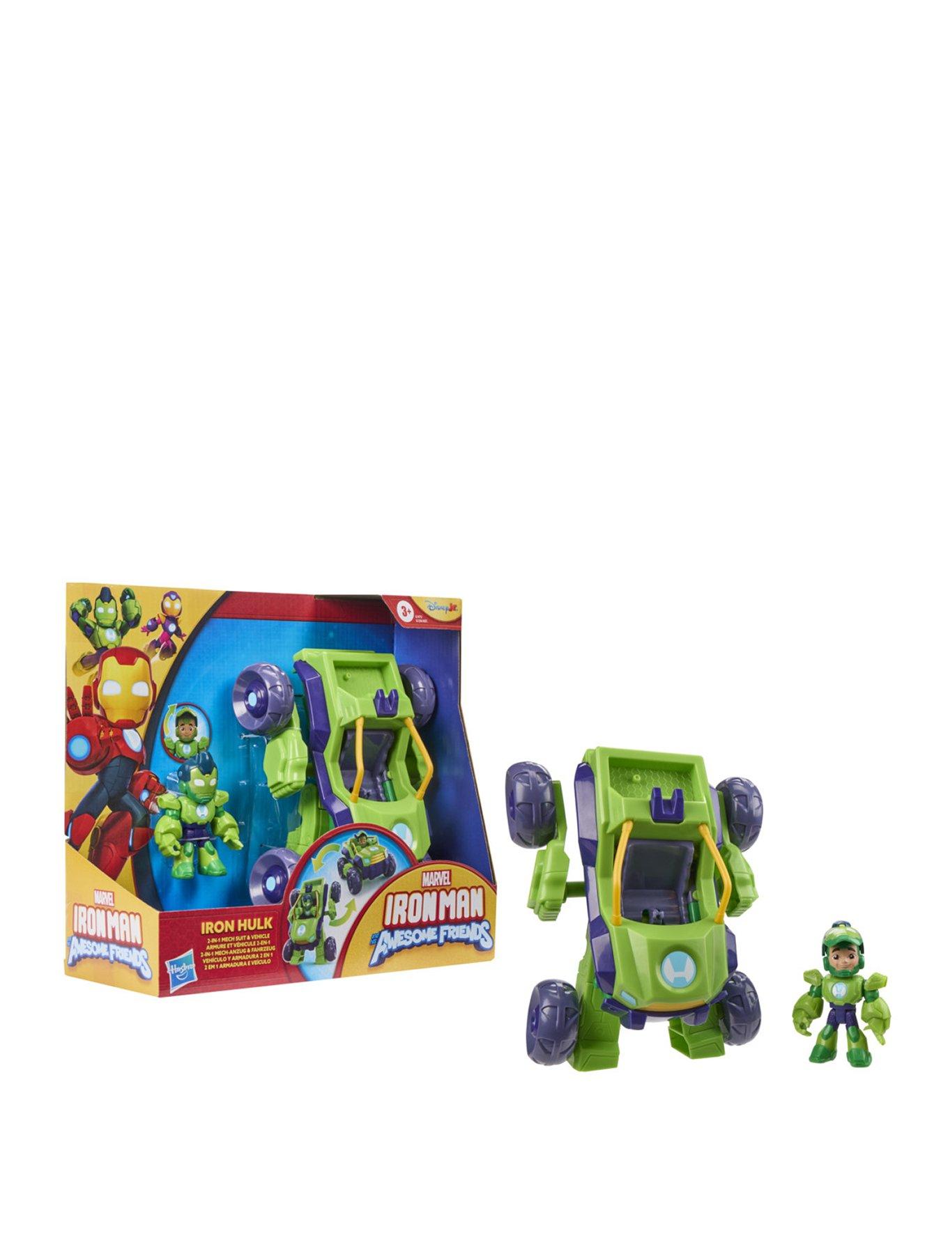 Iron Man and His Awesome Friends Iron Man and His Awesome Friends Iron Hulk 2-in-1 Mech Suit and Vehicle